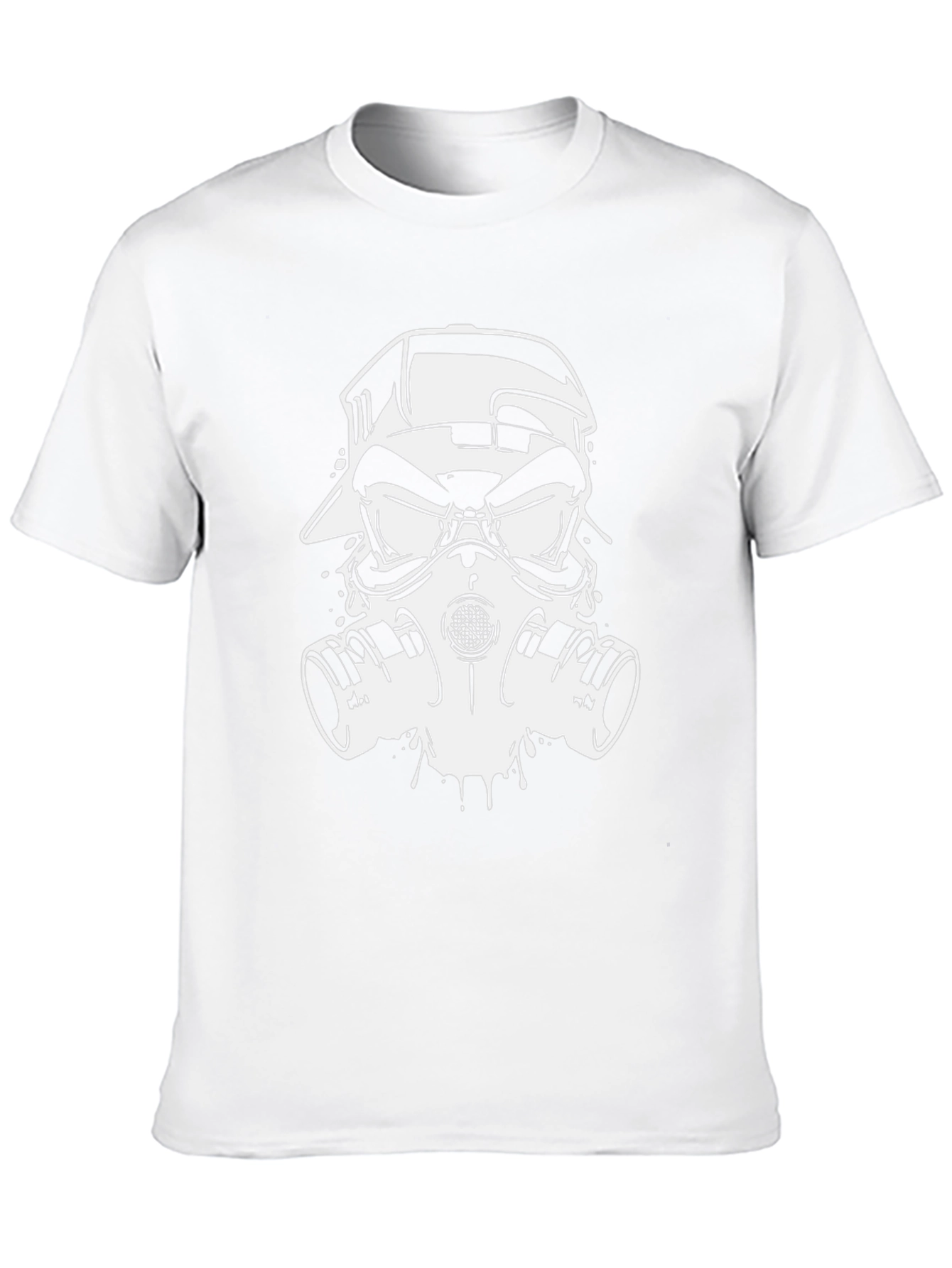 Graphic Tee - Stormtrooper Style Gas Mask