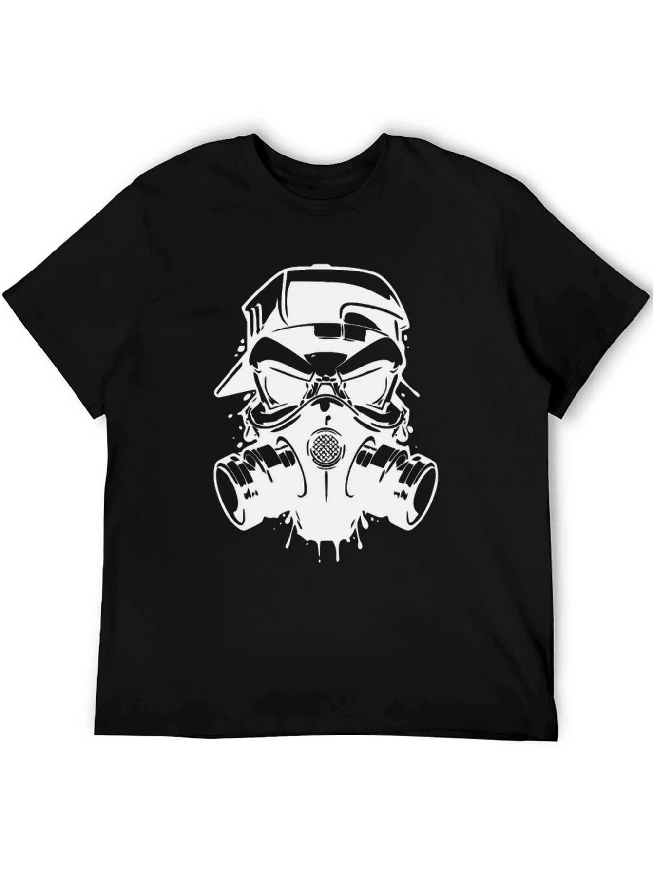 Graphic Tee - Stormtrooper Style Gas Mask