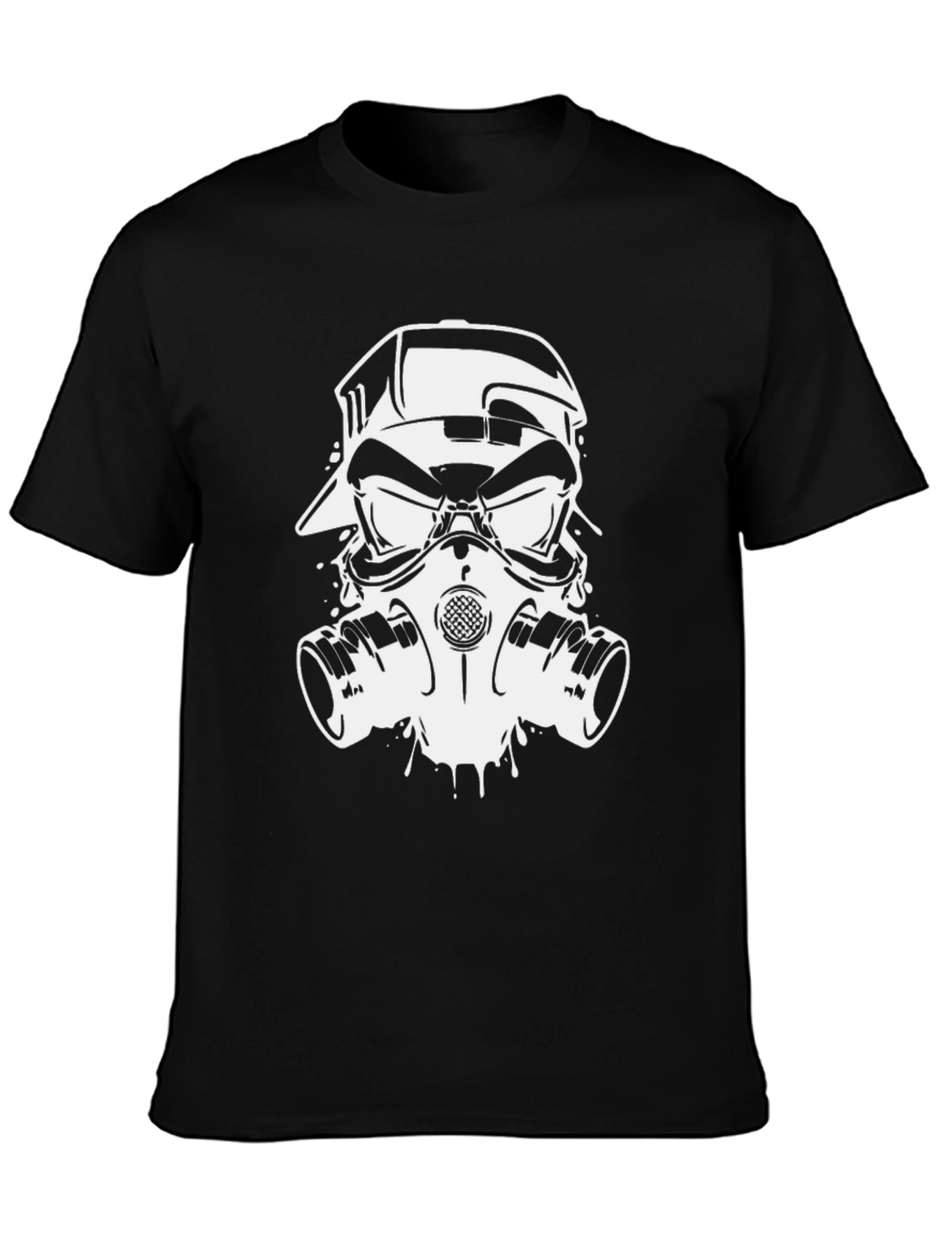 Graphic Tee - Stormtrooper Style Gas Mask