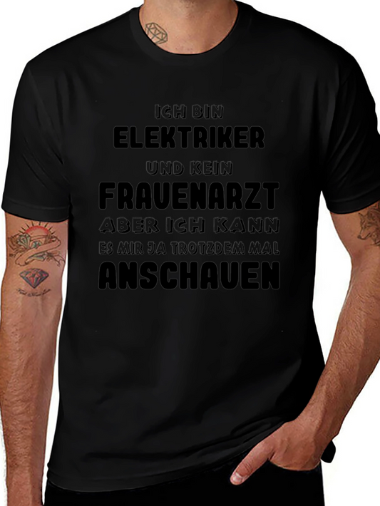 Electrician Humor T-Shirt - Funny Novelty Tee