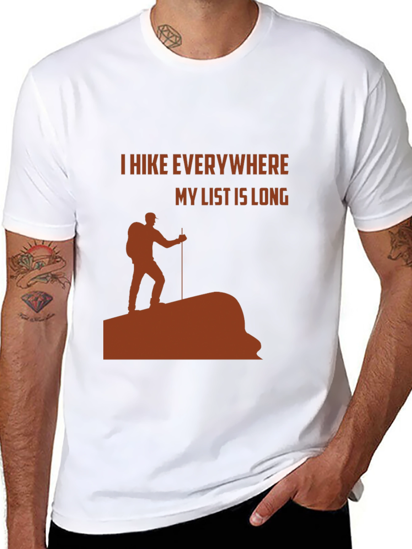 Hiker Everywhere Graphic T-Shirt