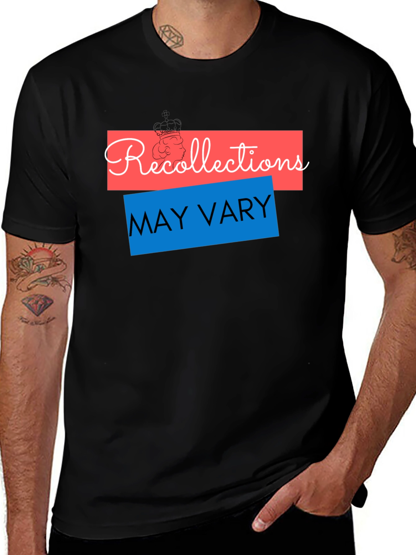 Recollections May Vary Graphic Tee - Black