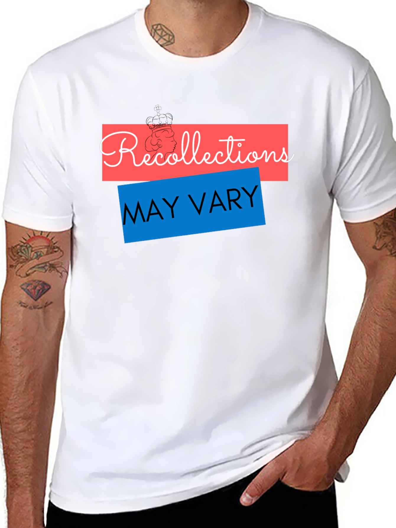 Recollections May Vary Graphic Tee - Black