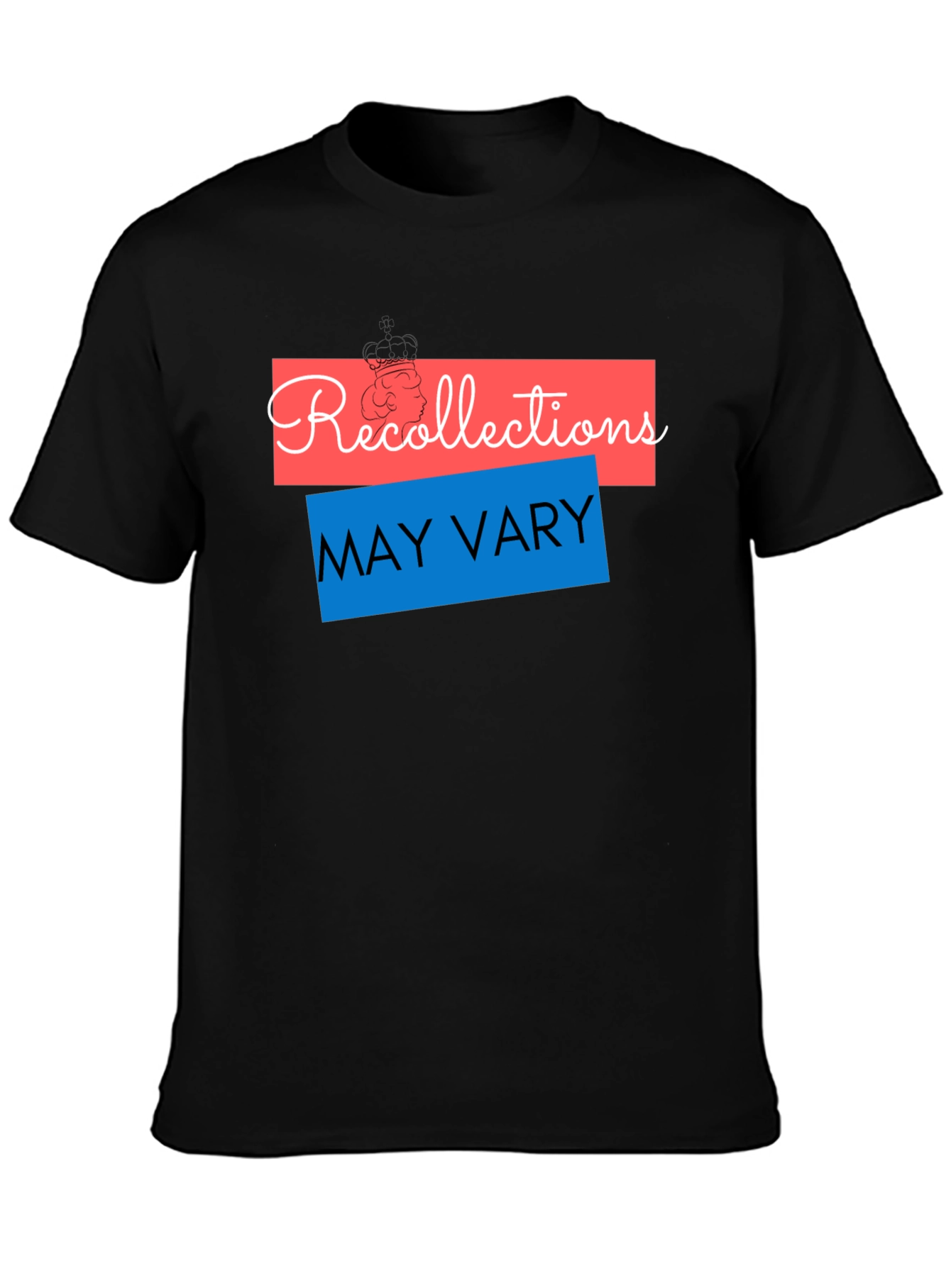 Recollections May Vary Graphic Tee - Black