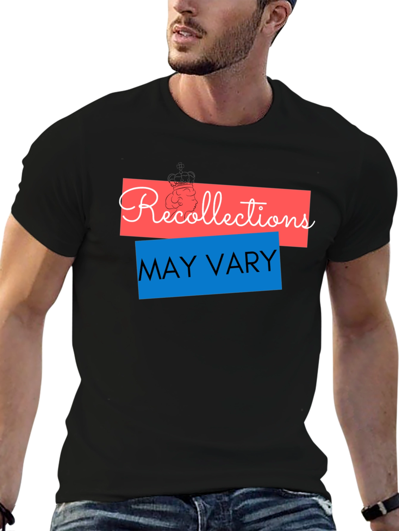 Recollections May Vary Graphic Tee - Black