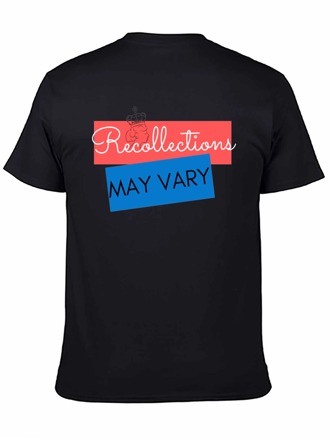 Recollections May Vary Graphic Tee - Black