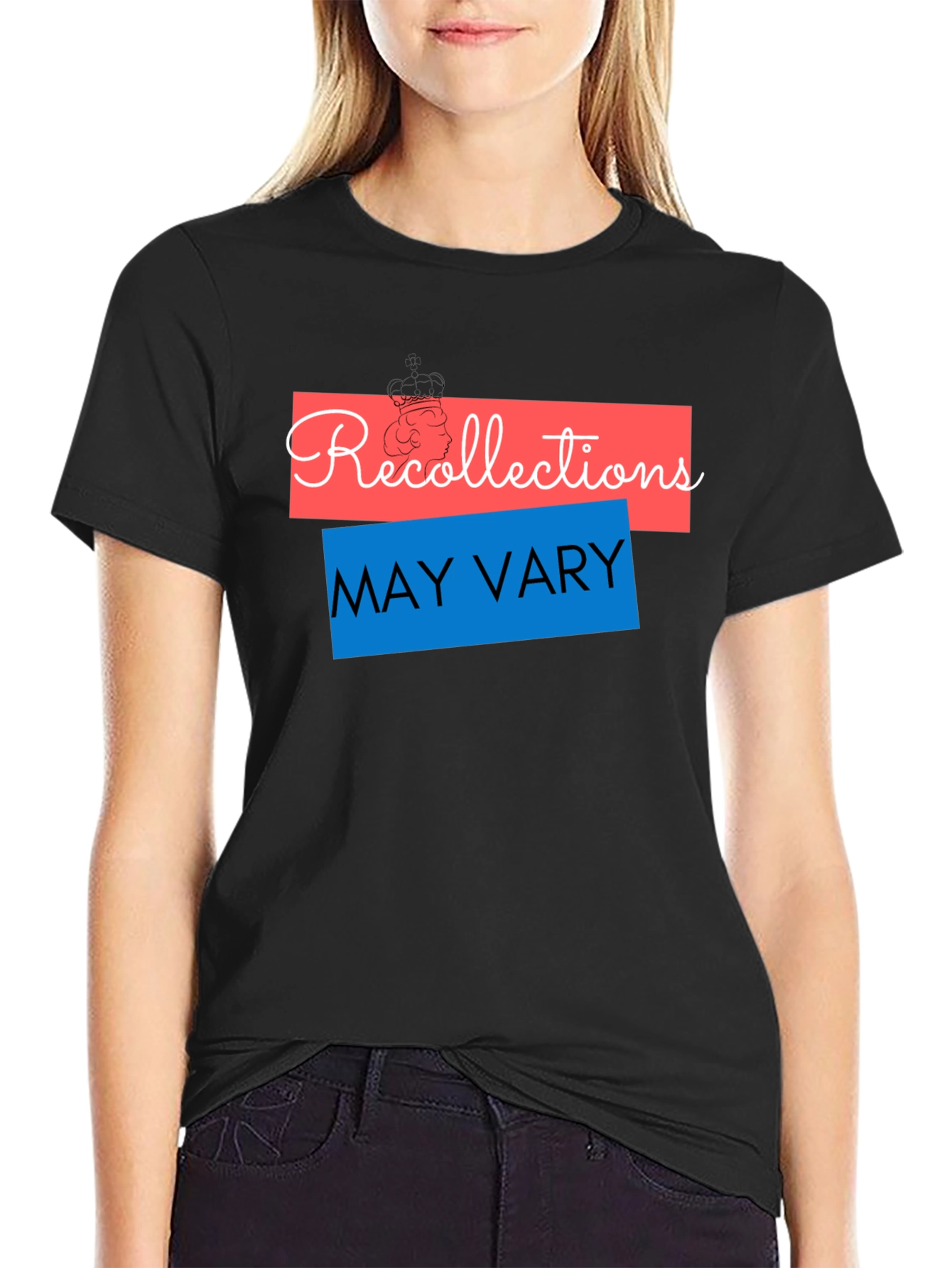 Recollections May Vary Graphic Tee - Black