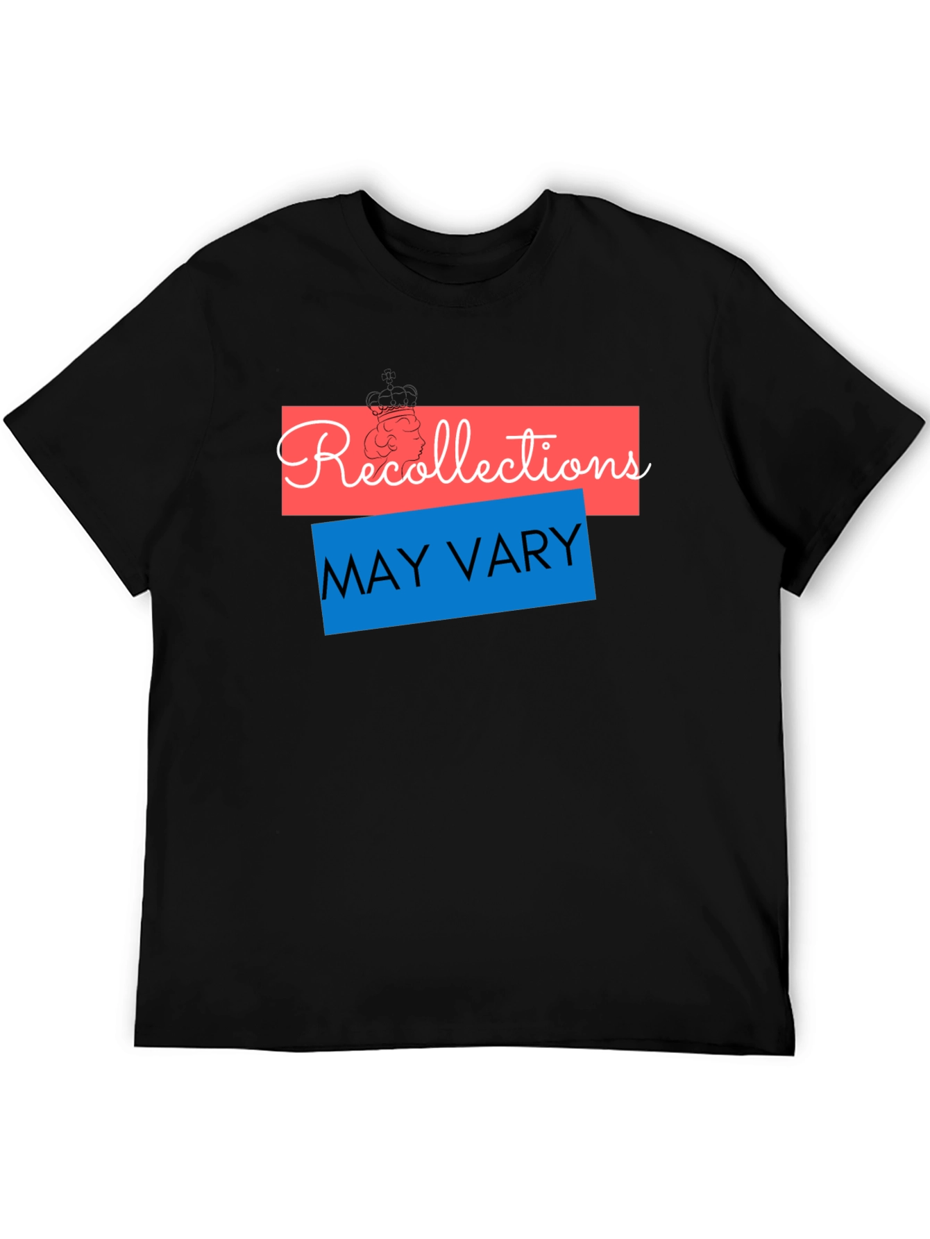 Recollections May Vary Graphic Tee - Black
