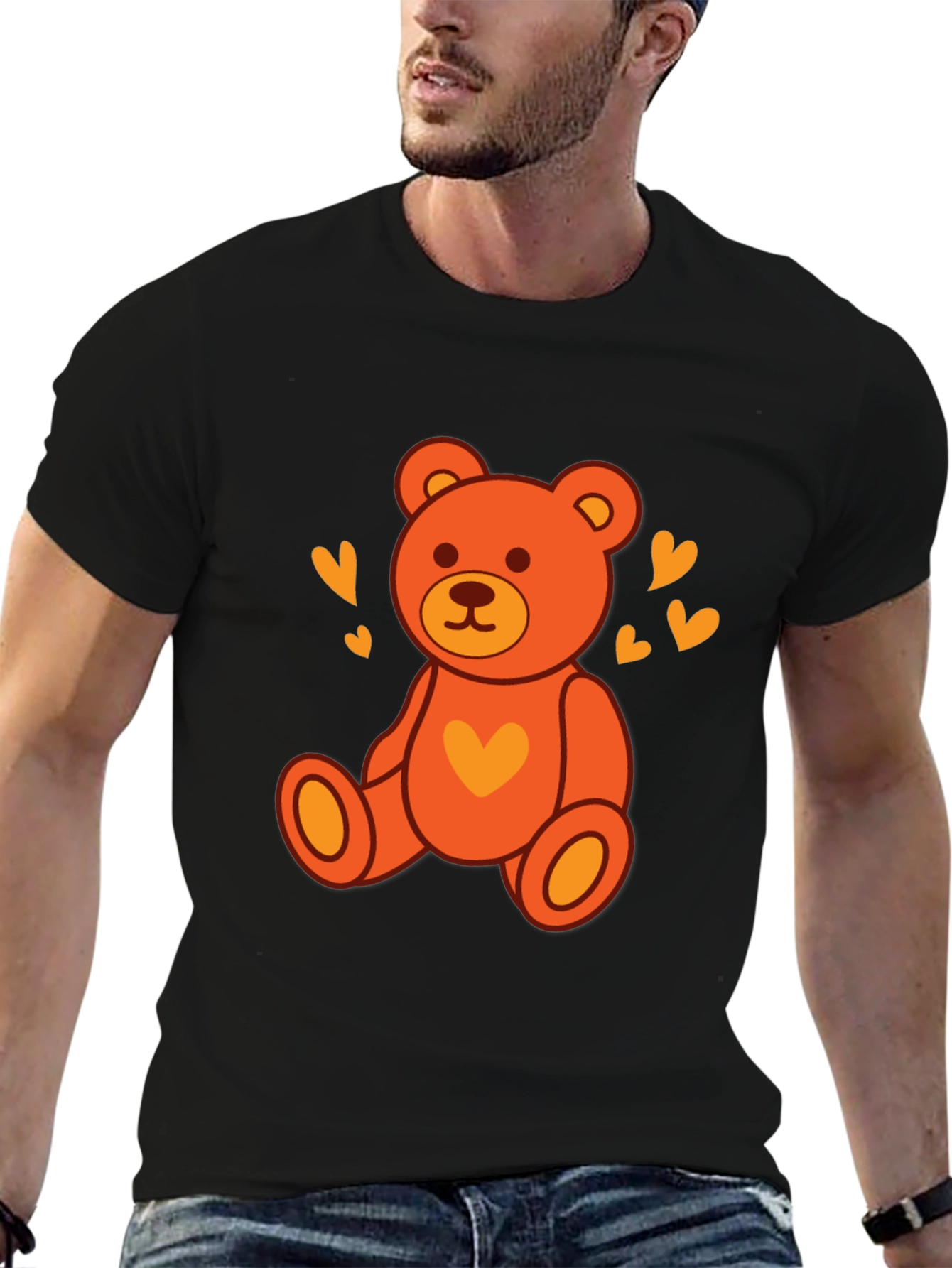 Cute Teddy Bear Graphic Tee