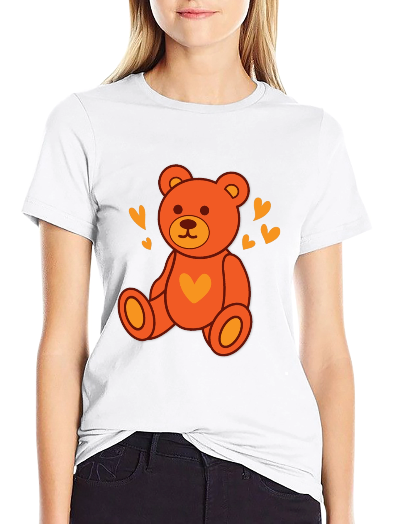 Cute Teddy Bear Graphic Tee