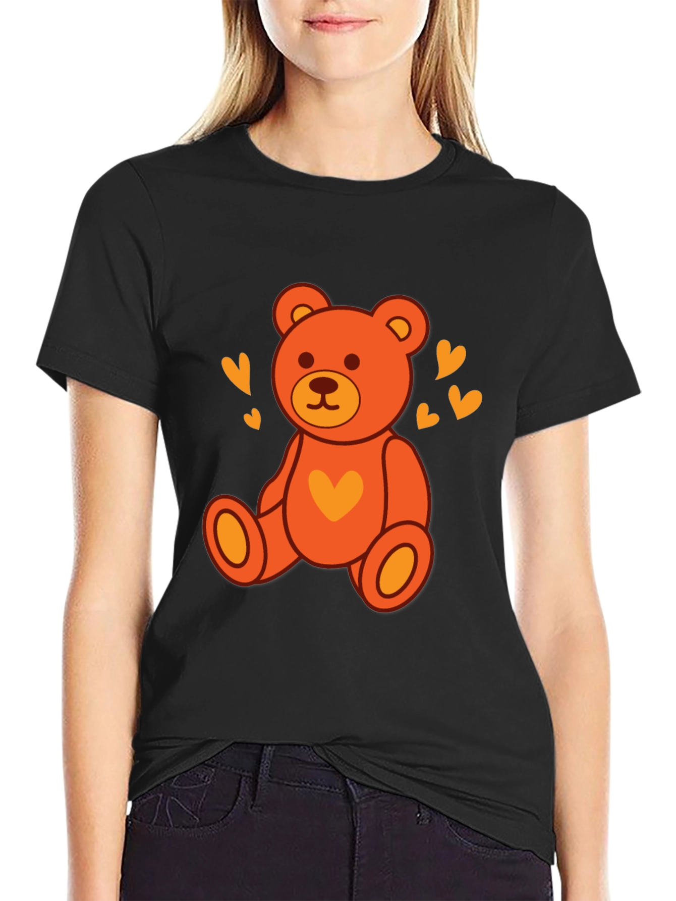 Cute Teddy Bear Graphic Tee