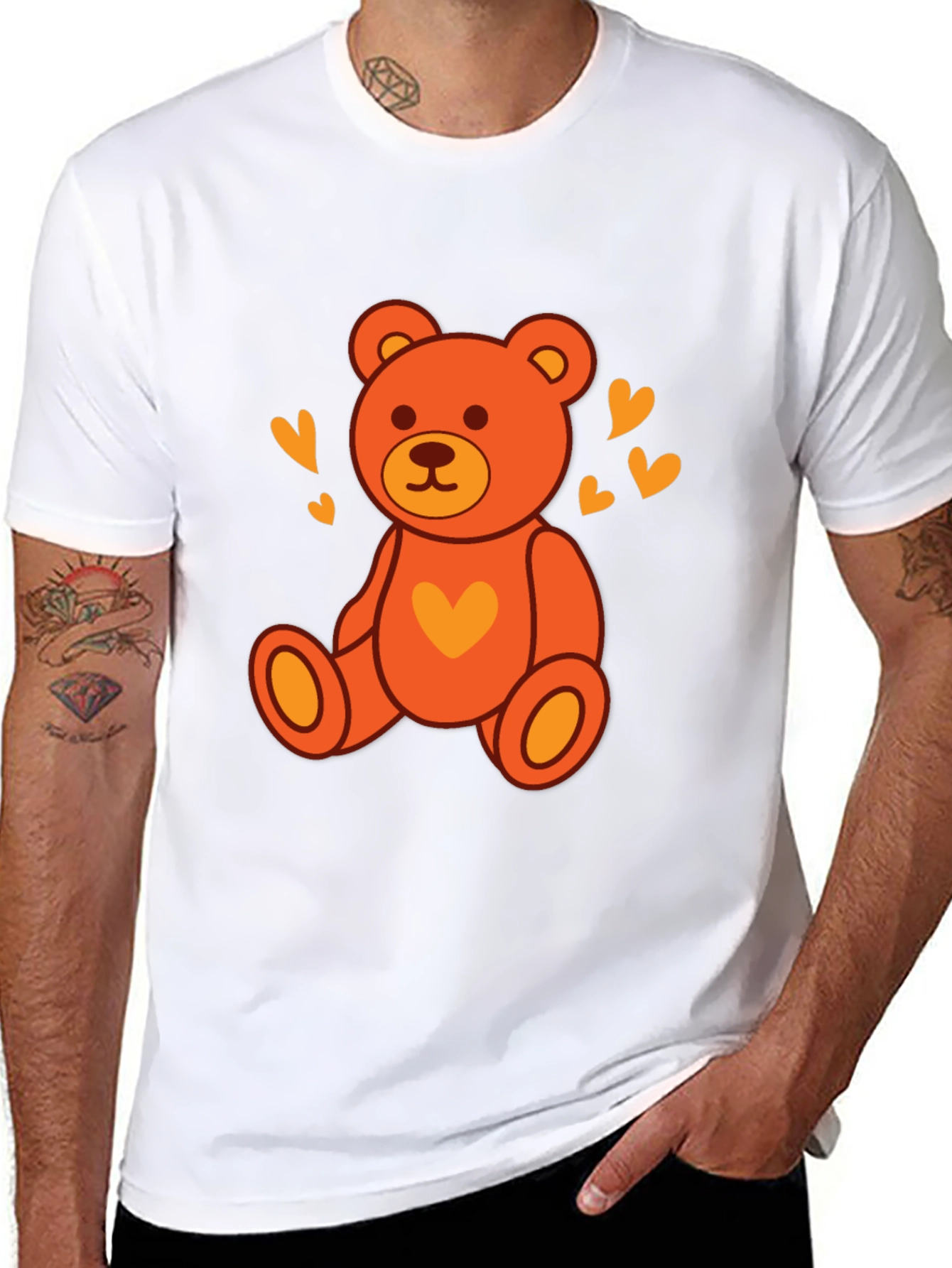 Cute Teddy Bear Graphic Tee