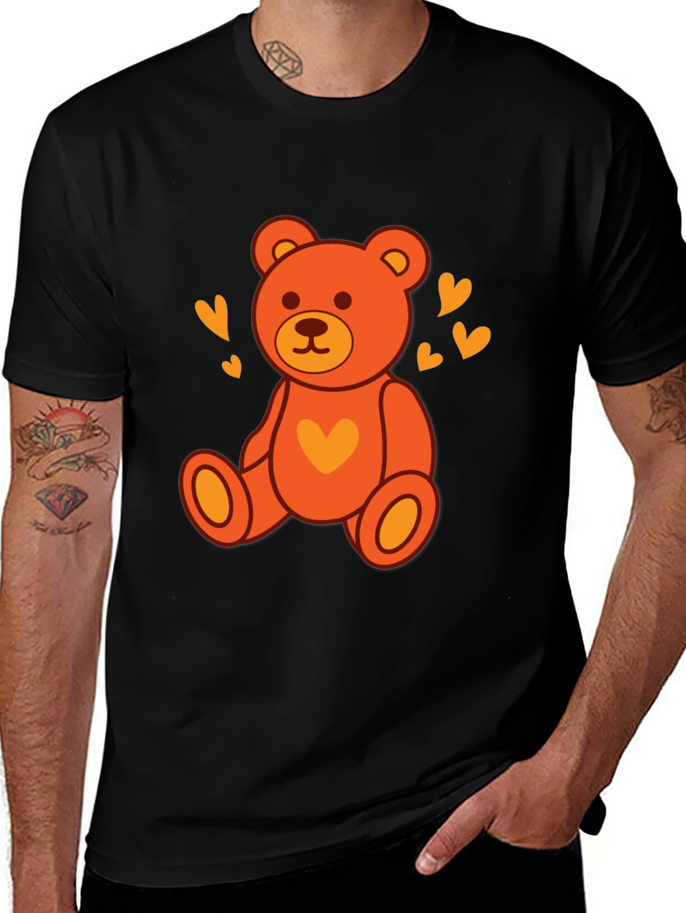 Cute Teddy Bear Graphic Tee