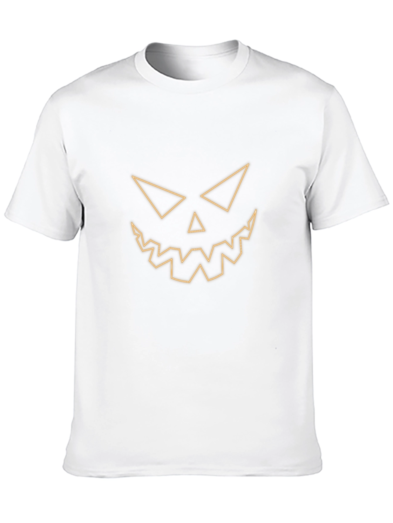 Spooky Face Black T-Shirt - Halloween Tee