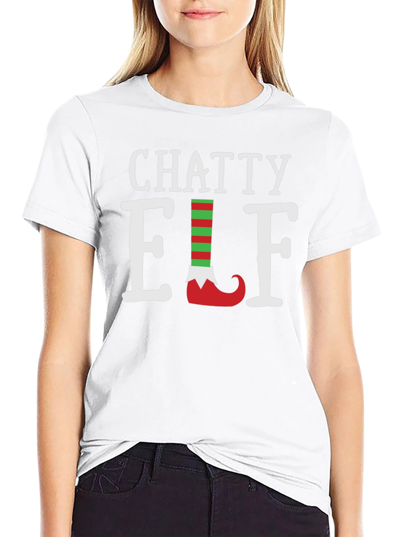 Chatty Elf Christmas T-Shirt