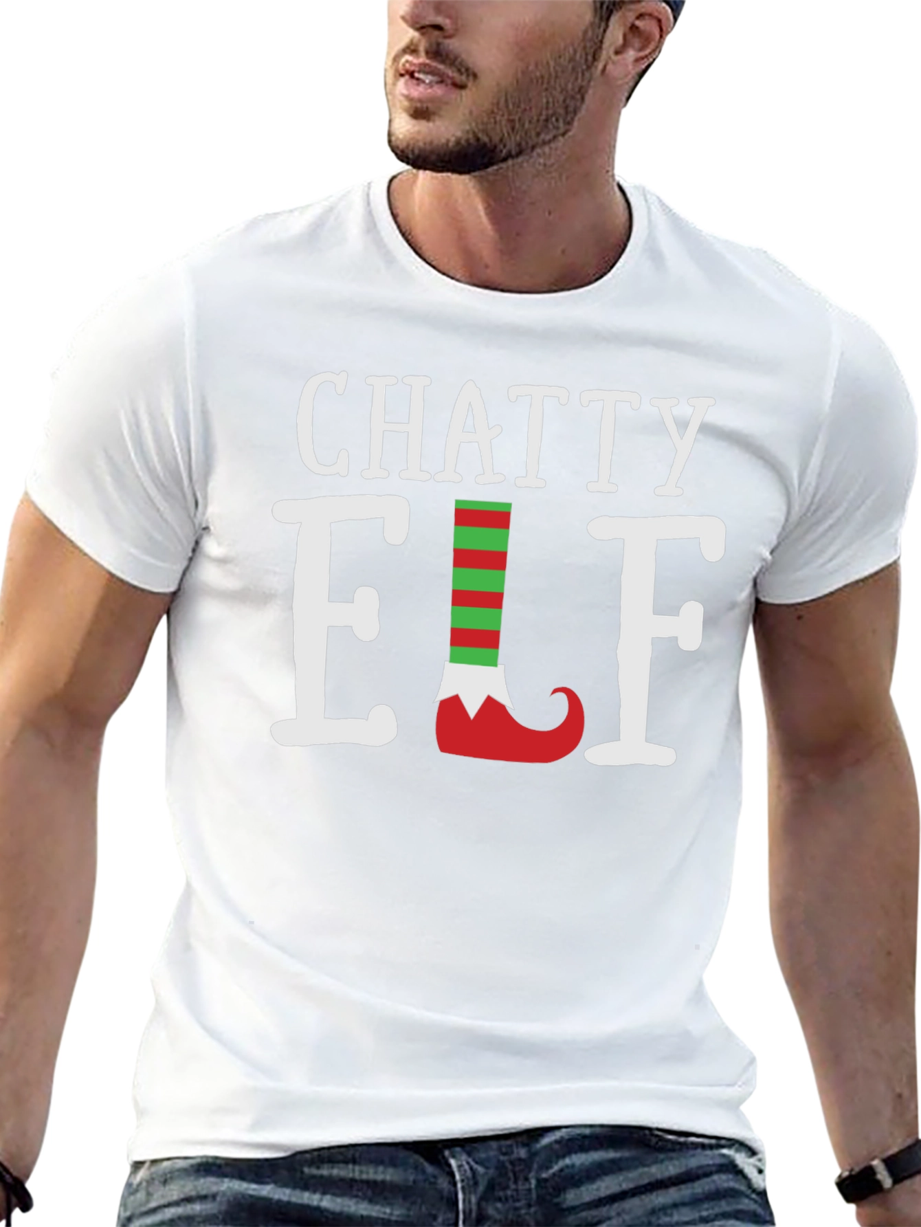 Chatty Elf Christmas T-Shirt