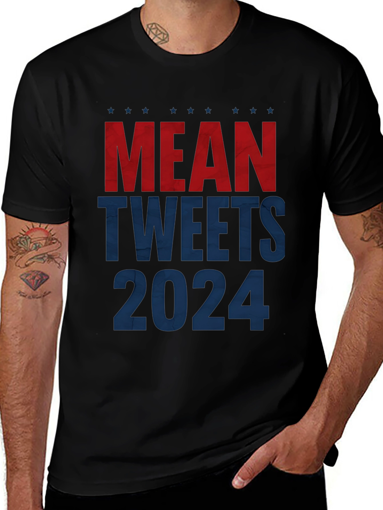 Mean Tweets 2024 Political Slogan T-Shirt