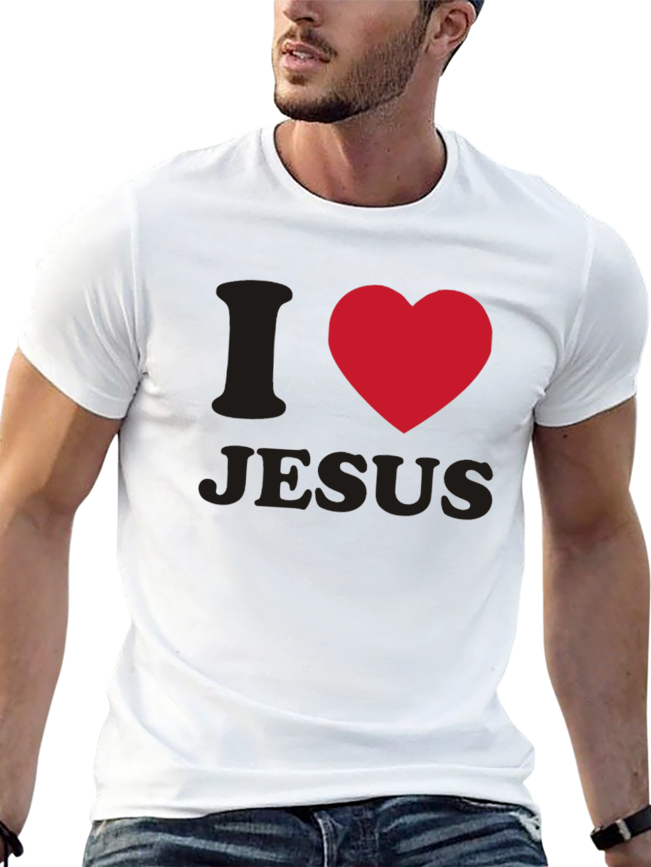 I Love Jesus T-Shirt - Christian Faith Tee