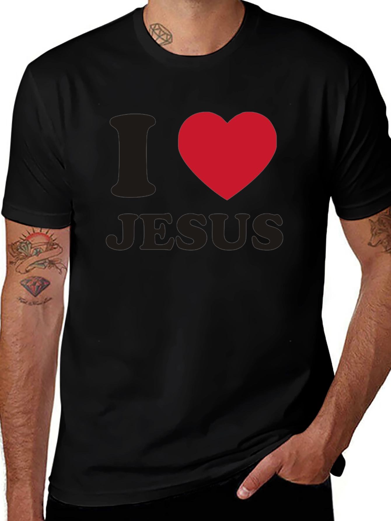 I Love Jesus T-Shirt - Christian Faith Tee