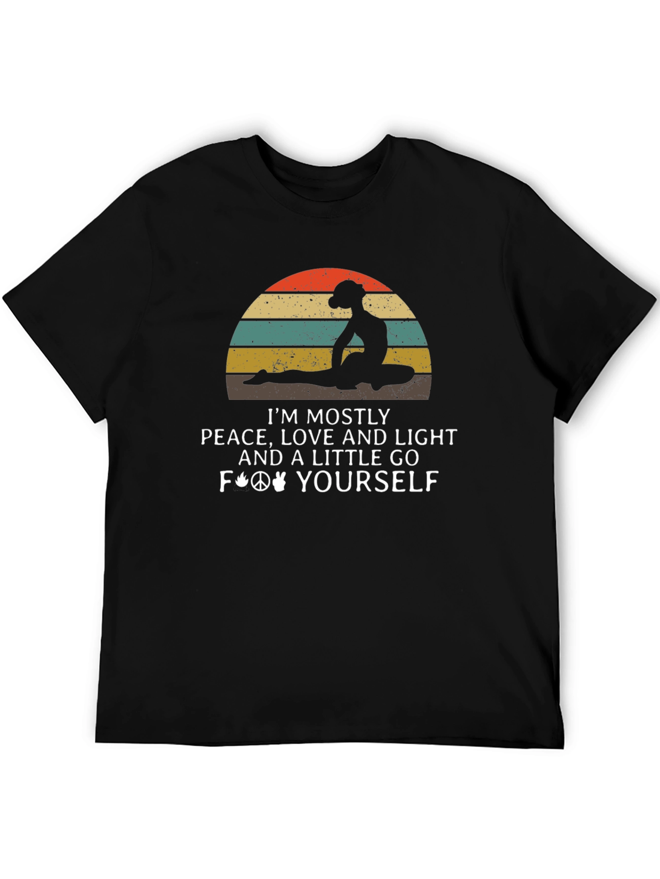 Peace Love Light Graphic T-Shirt