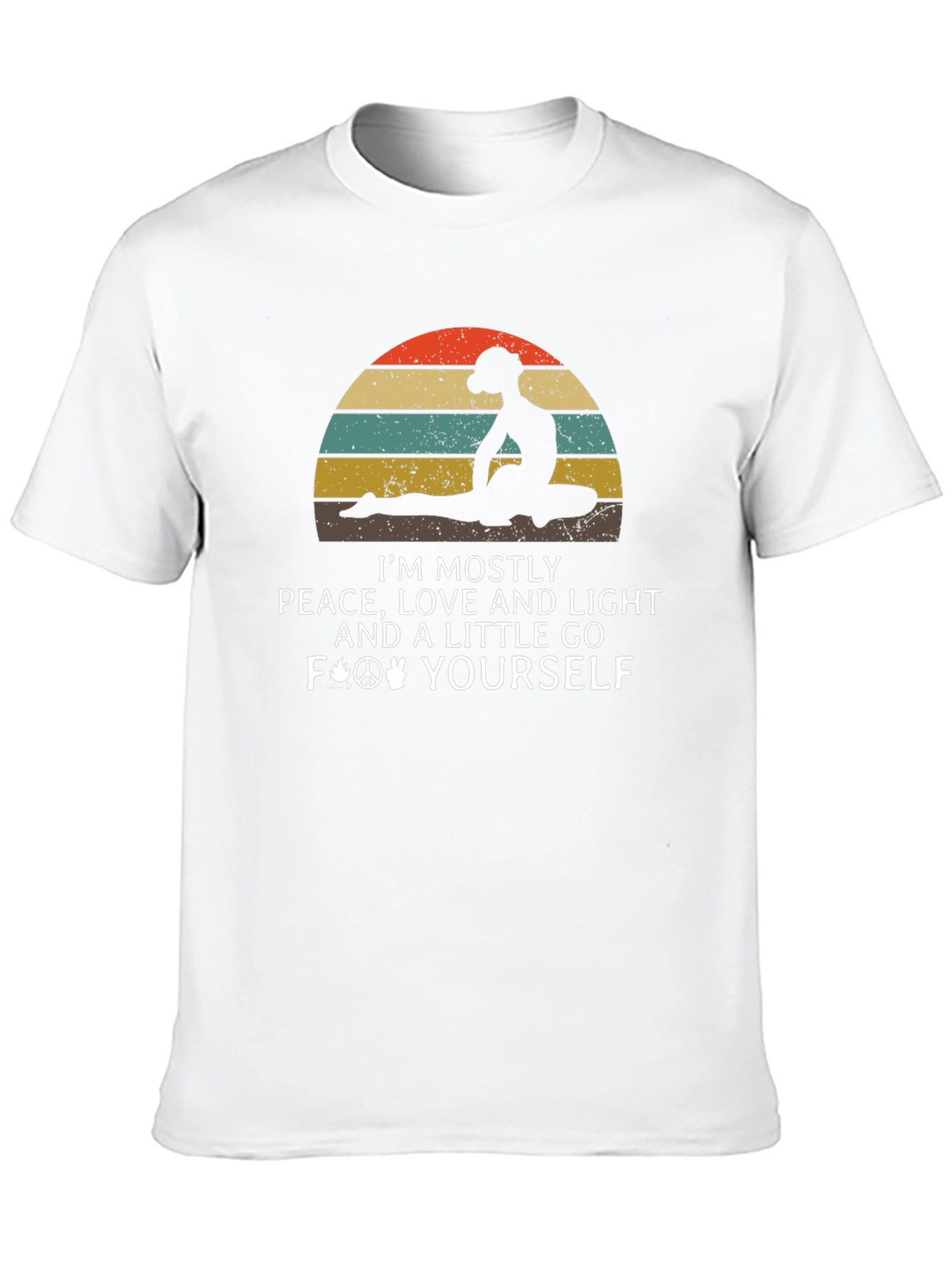 Peace Love Light Graphic T-Shirt