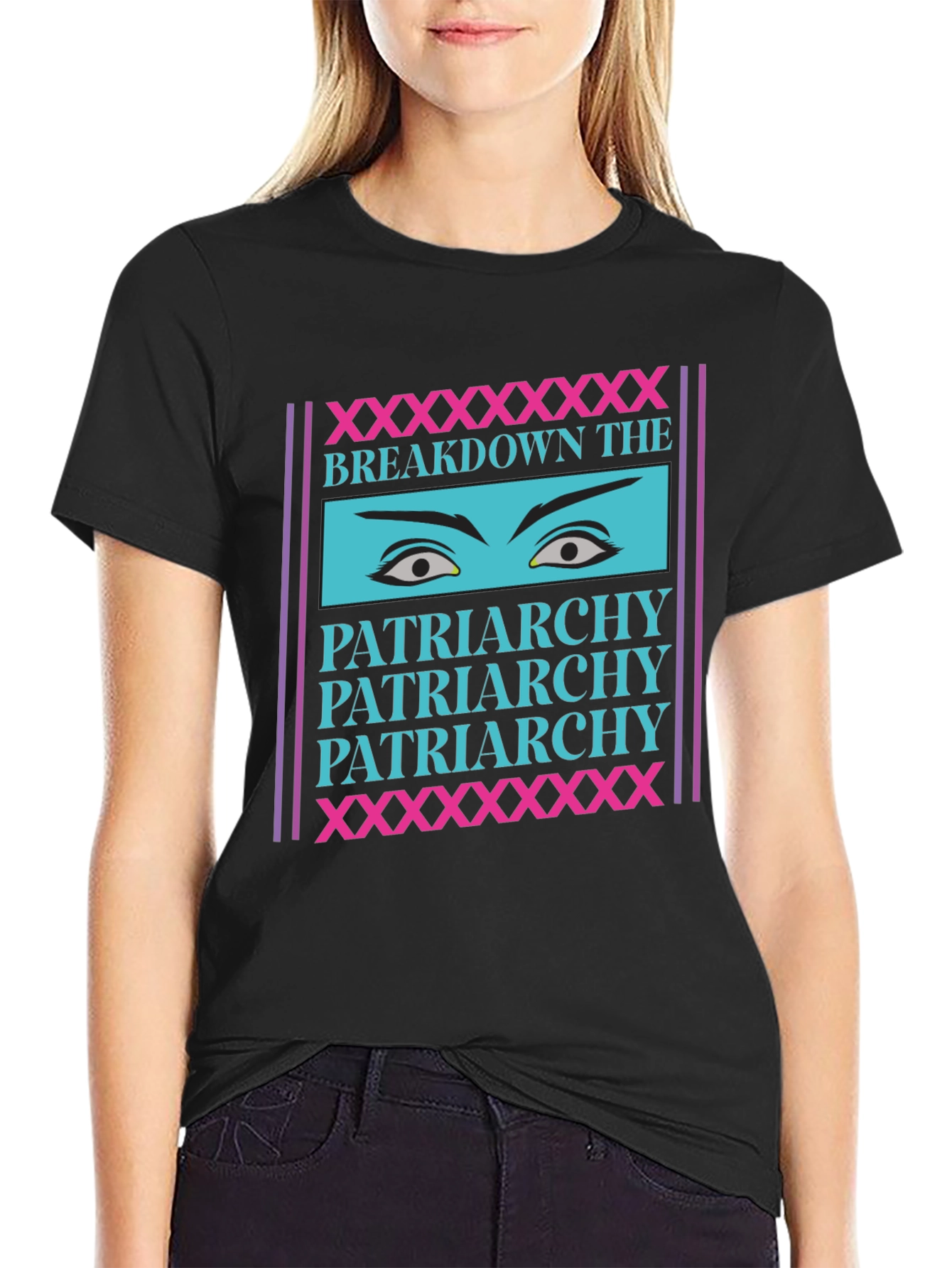 Breakdown the Patriarchy Graphic Tee - Black