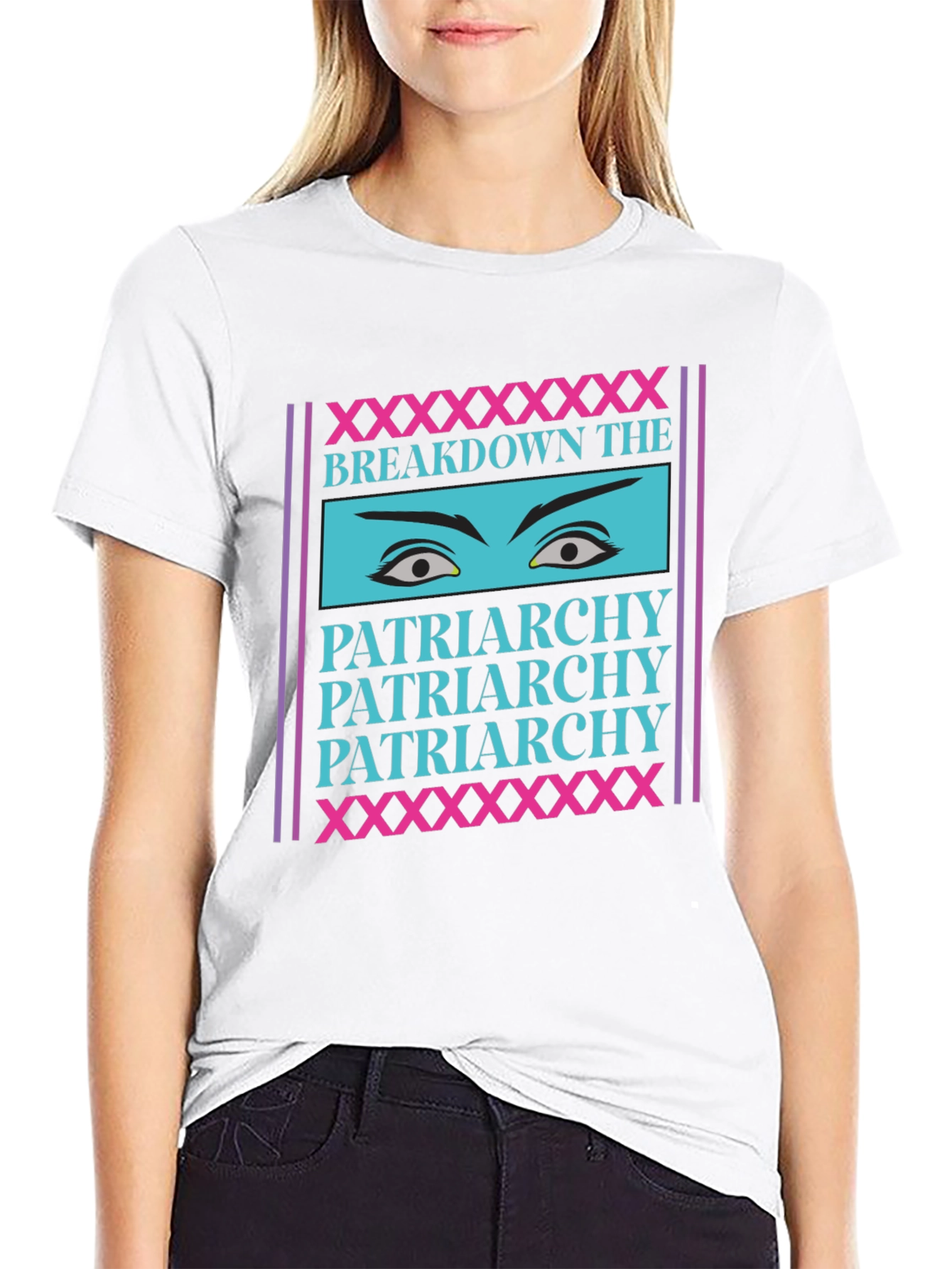 Breakdown the Patriarchy Graphic Tee - Black