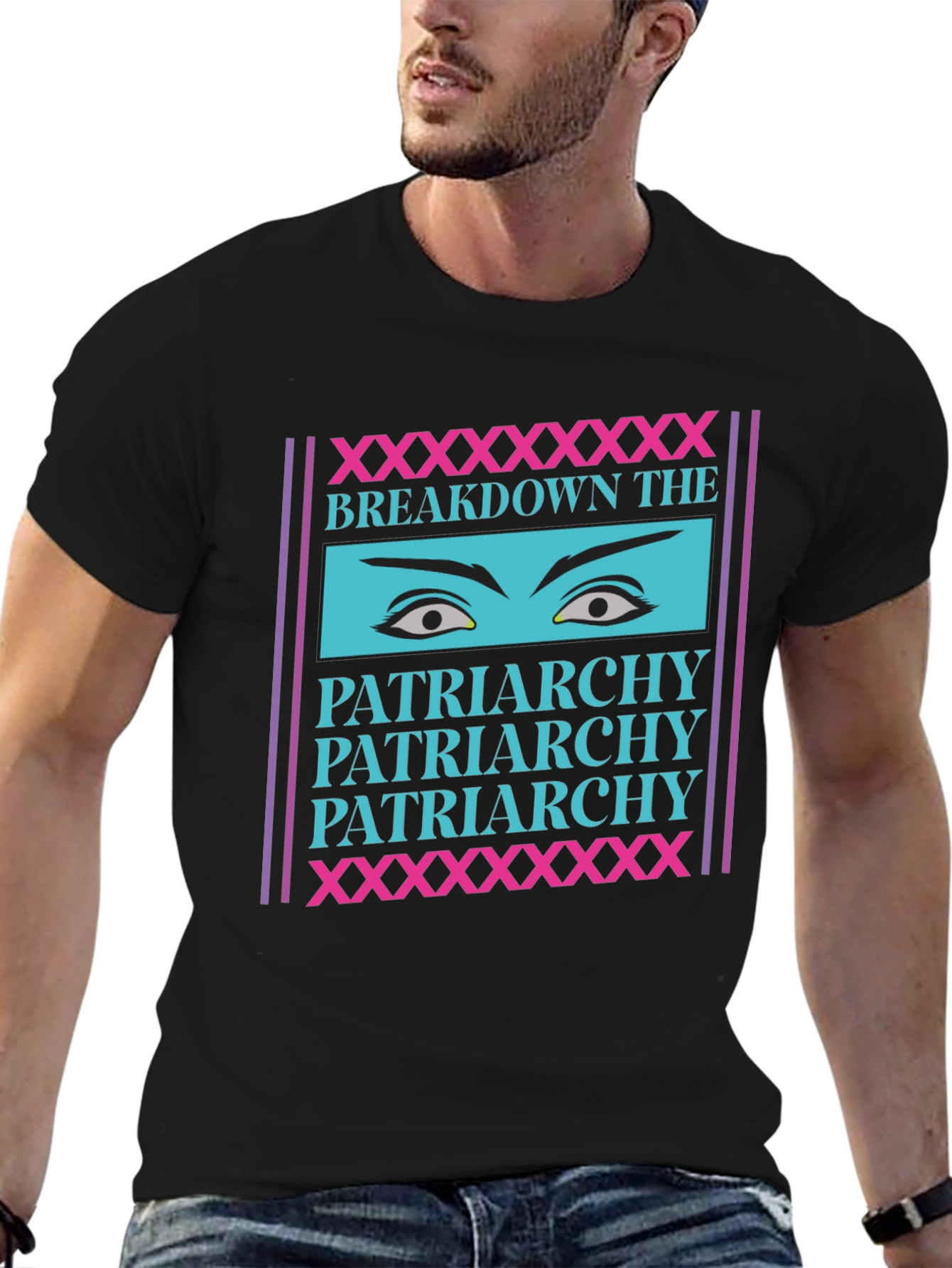 Breakdown the Patriarchy Graphic Tee - Black
