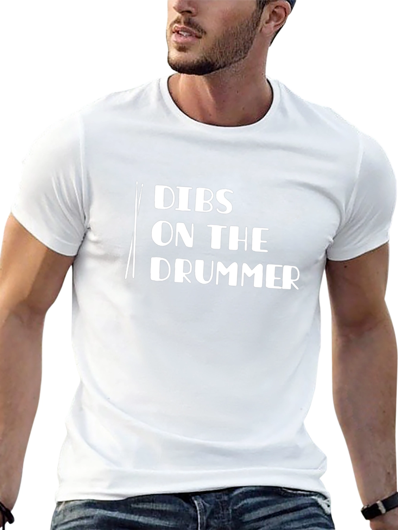 Dibs on the Drummer Graphic T-Shirt