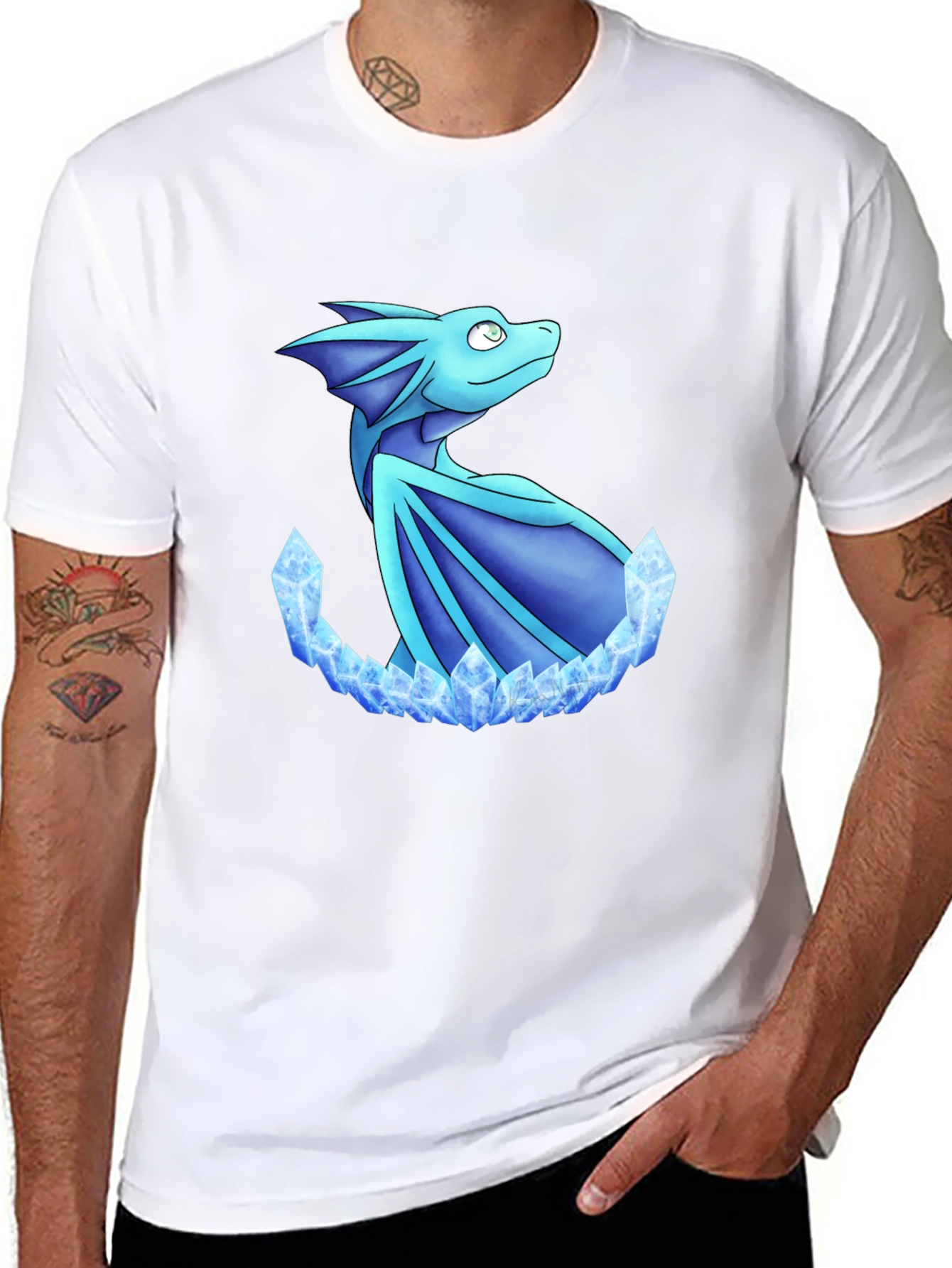 Ice Dragon Graphic T-Shirt