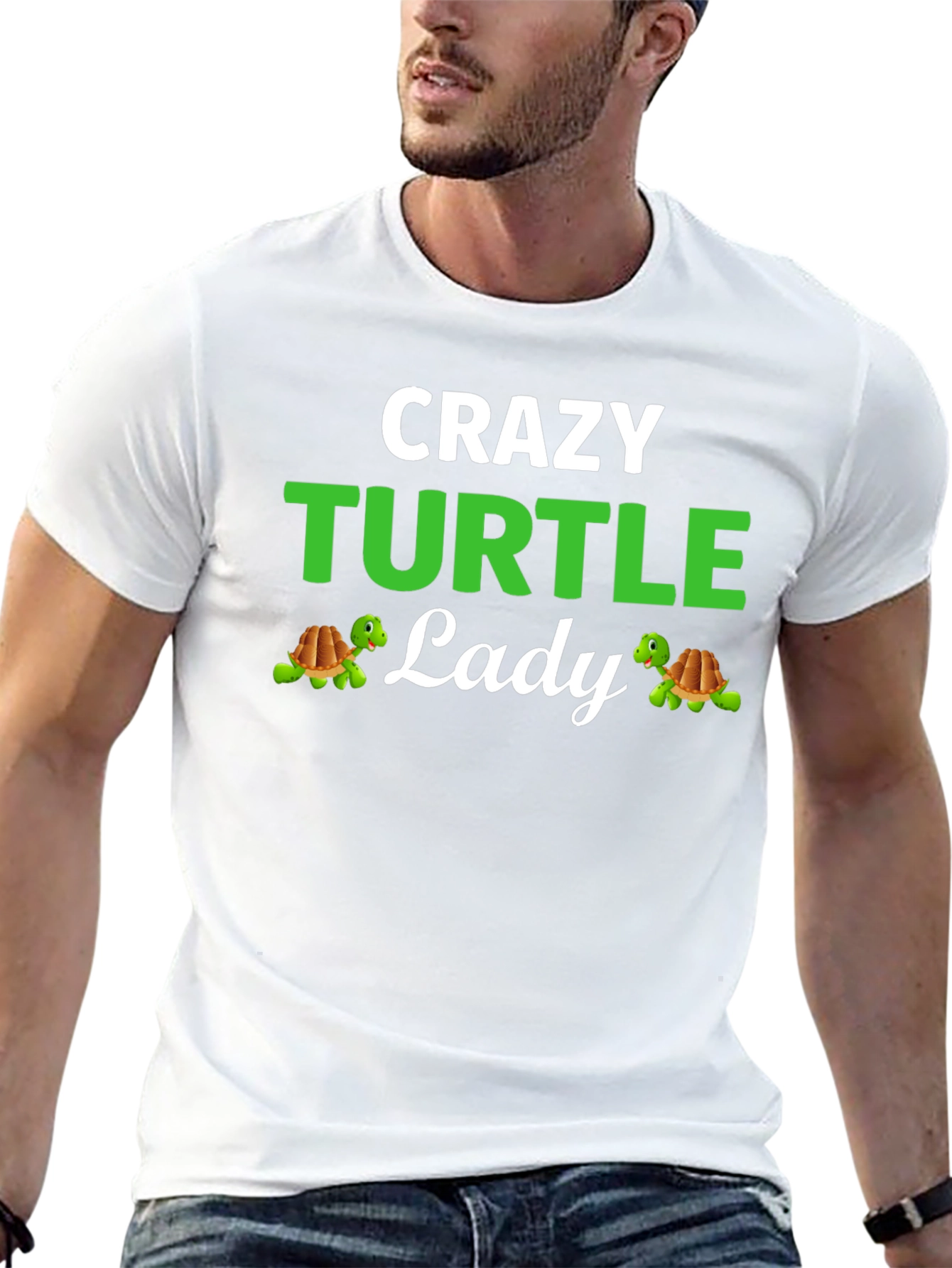 Crazy Turtle Lady T-Shirt - Turtle Lover Apparel