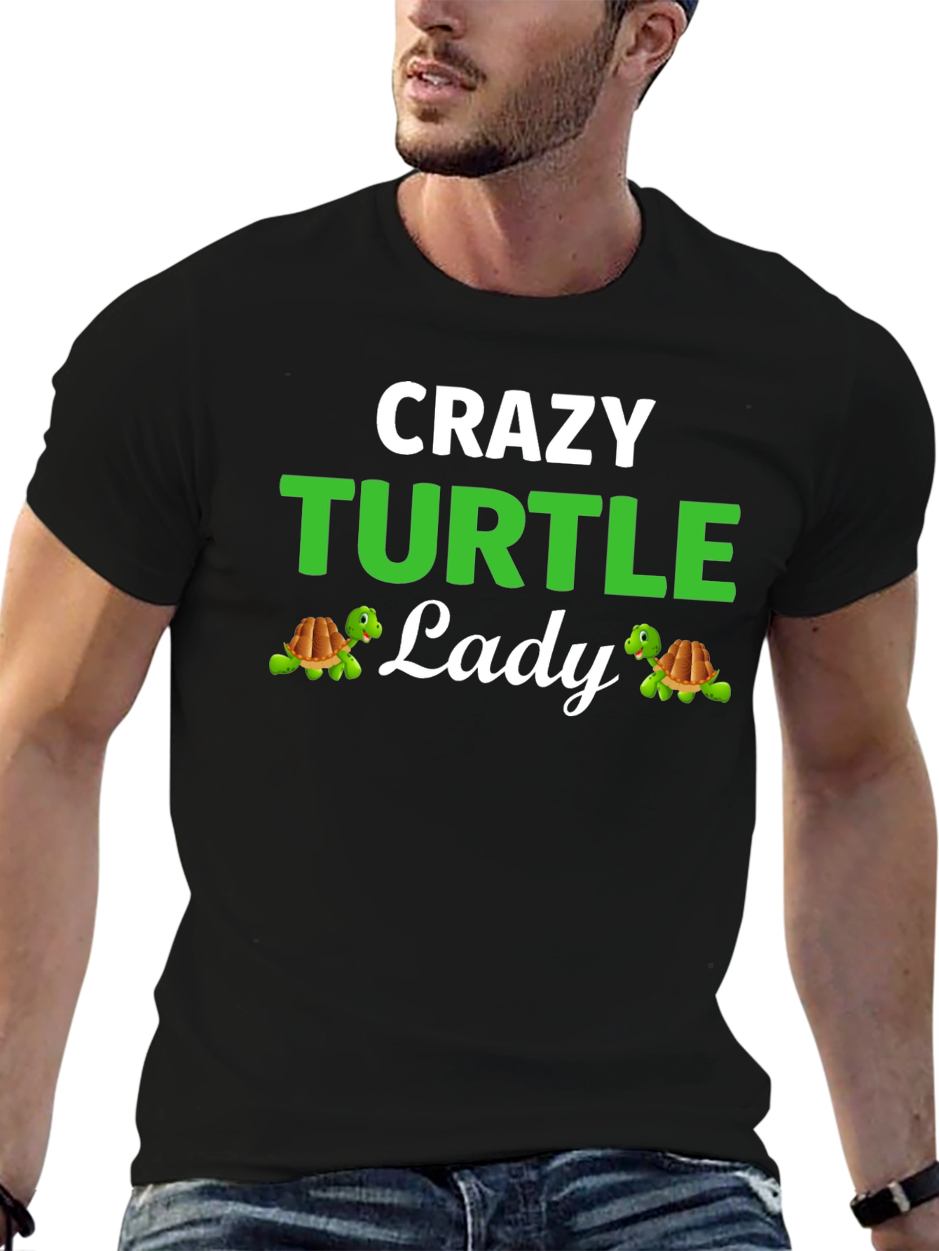 Crazy Turtle Lady T-Shirt - Turtle Lover Apparel