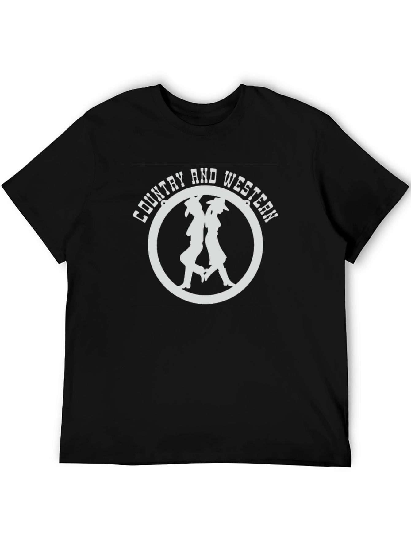 Country and Western T-Shirt Black