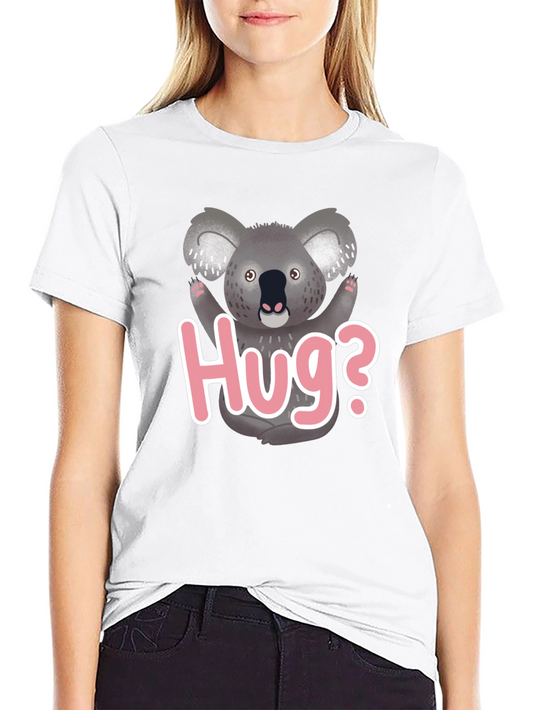Cute Koala Hug T-Shirt - Graphic Tee