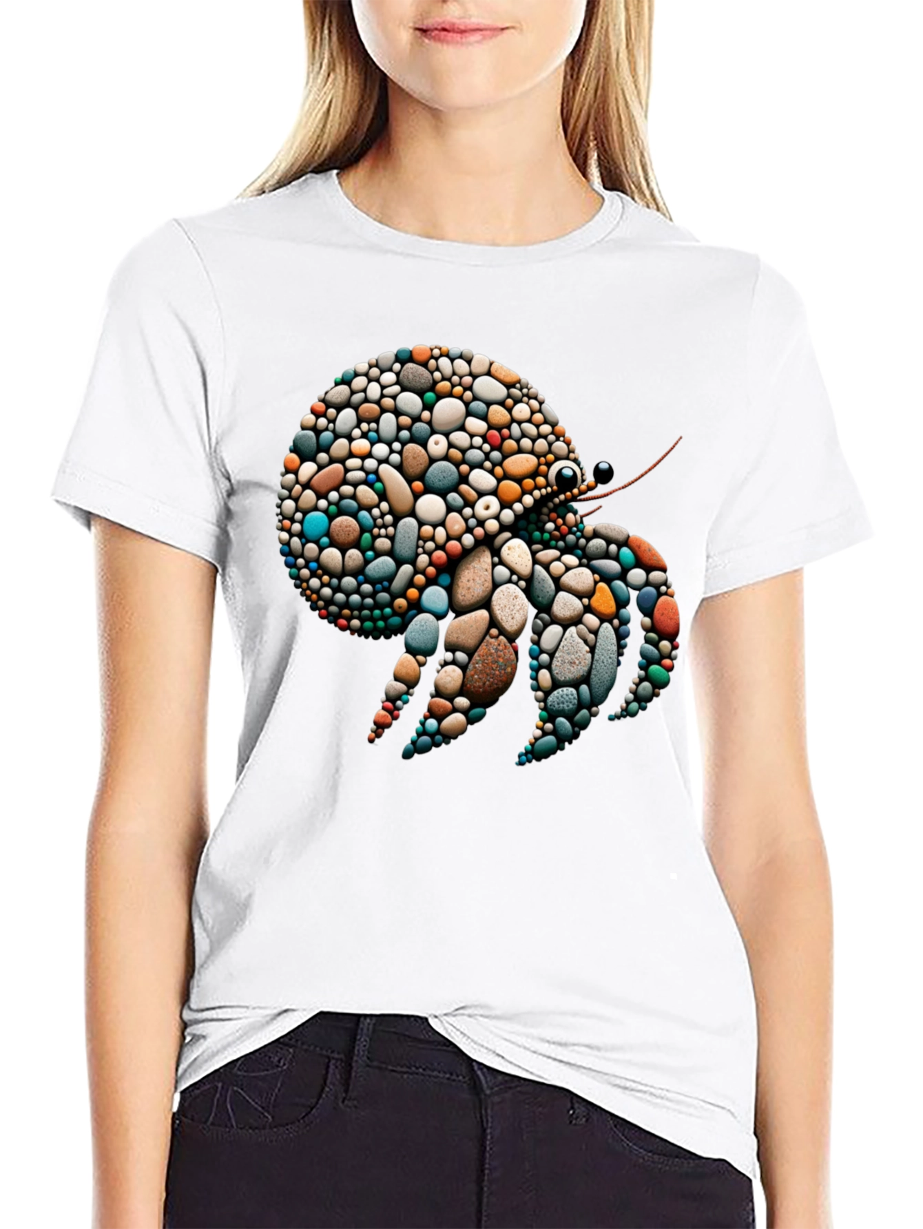 Stone Crab Graphic T-Shirt - Unique Design