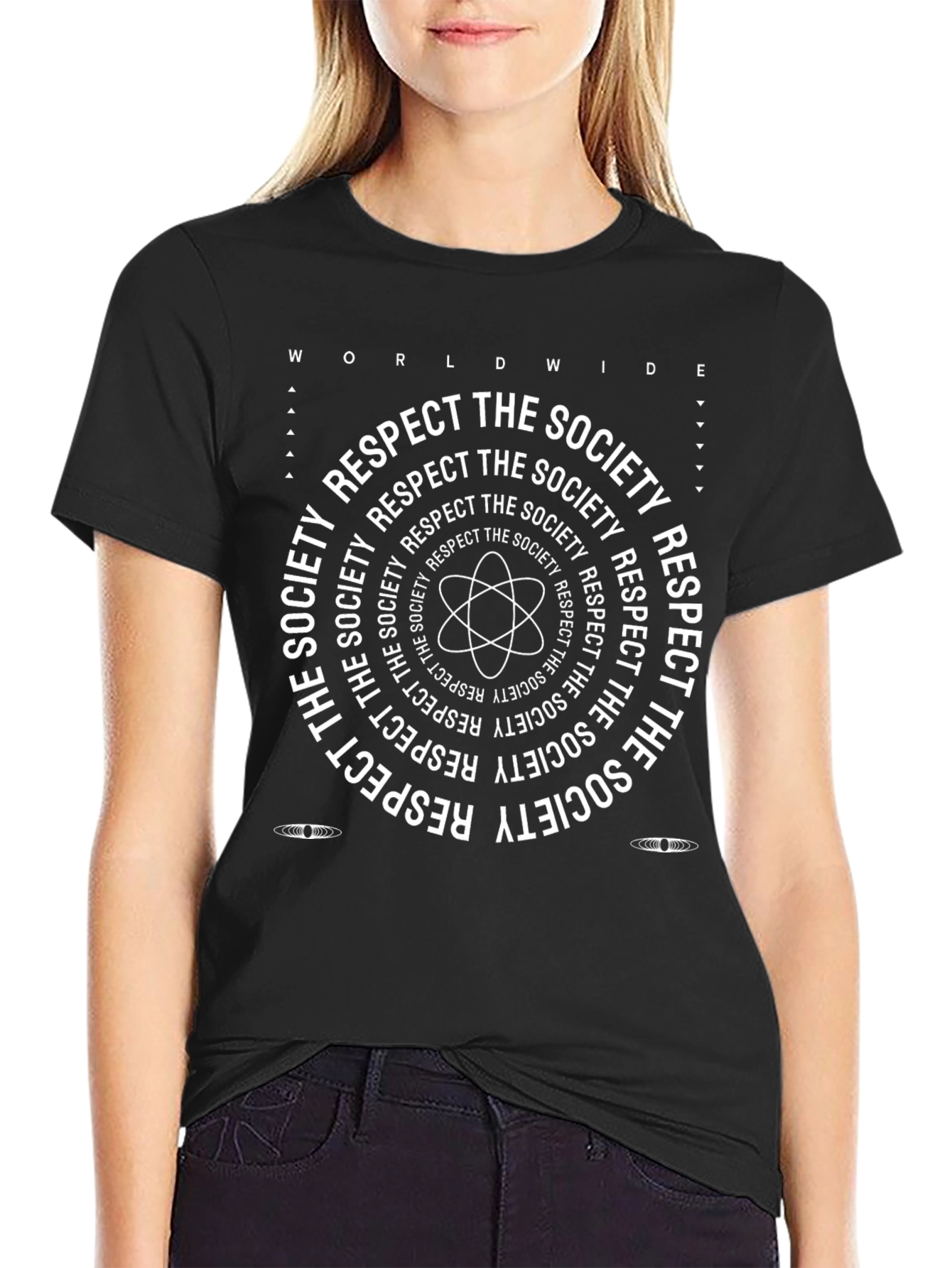 Respect The Society Graphic Tee - Black