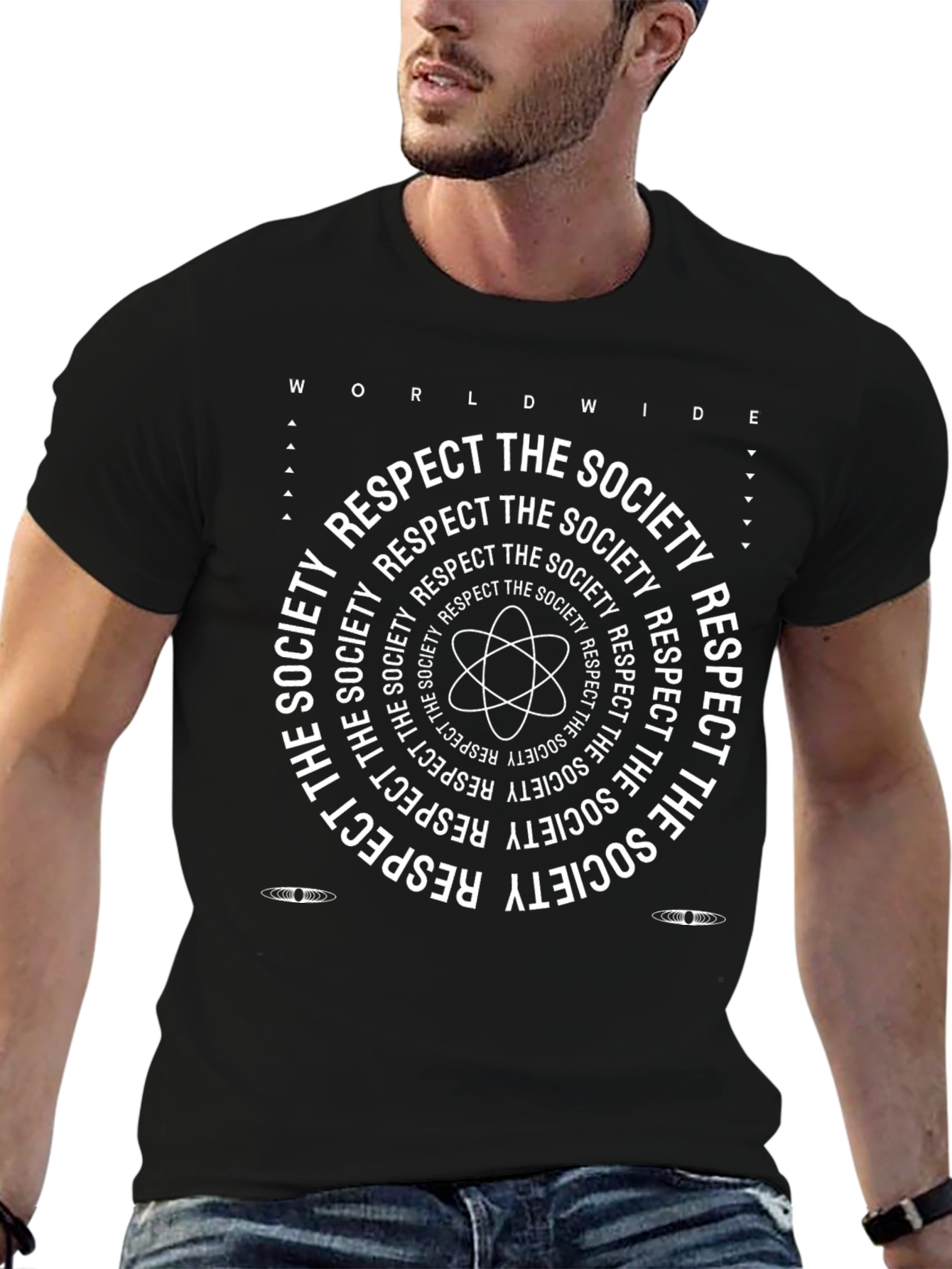 Respect The Society Graphic Tee - Black