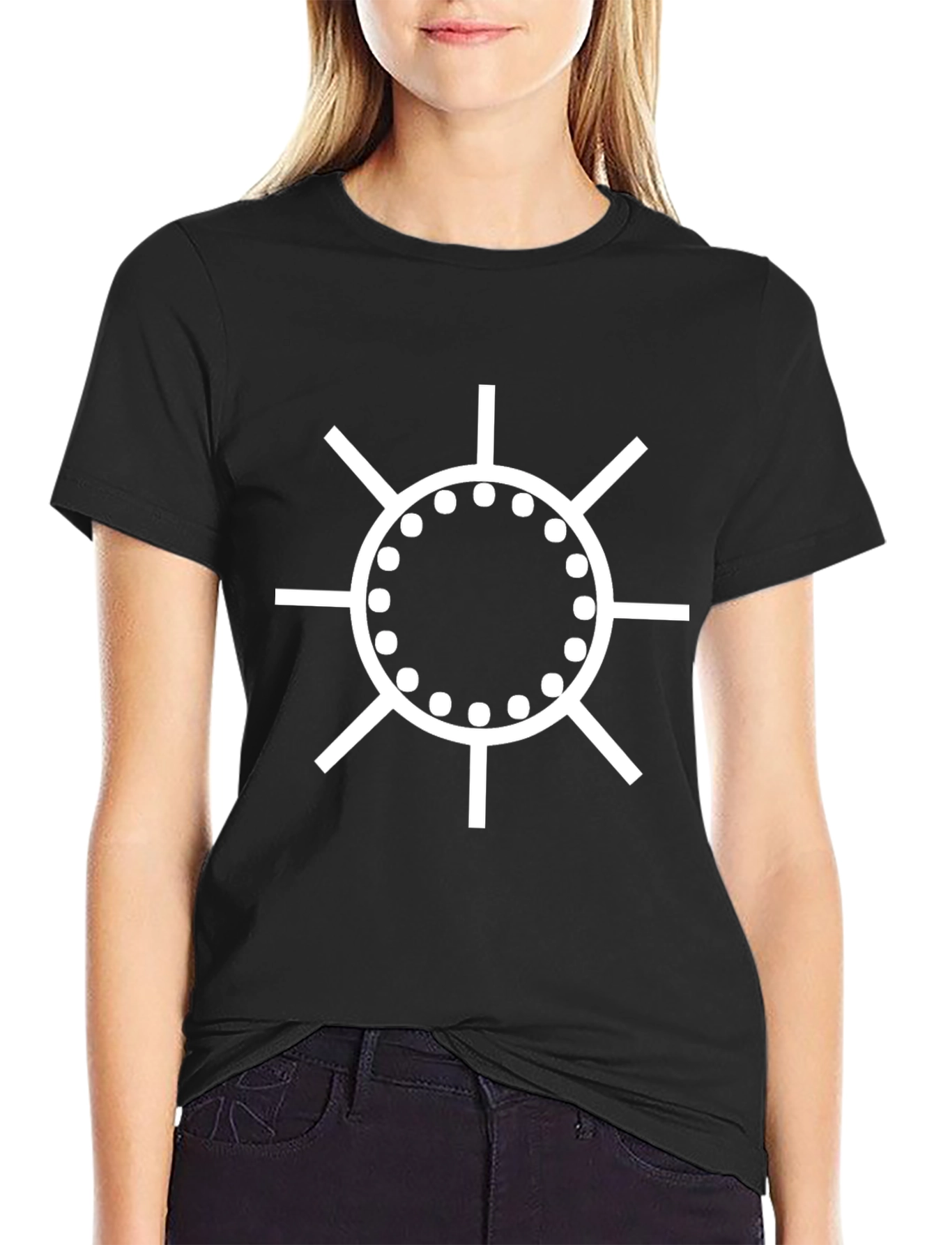 Graphic Print Crew Neck T-Shirt