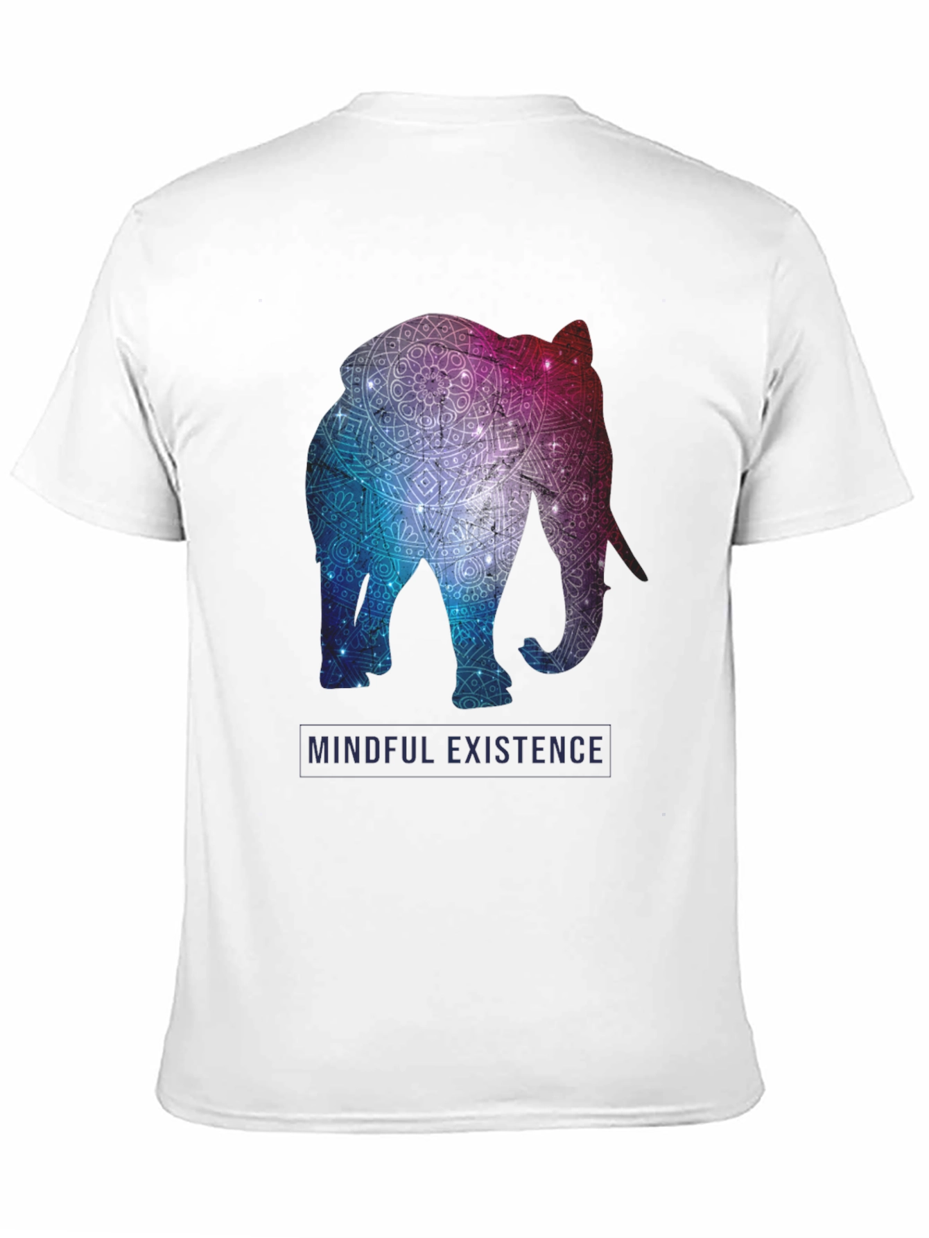 Mindful Existence Elephant Graphic T-Shirt