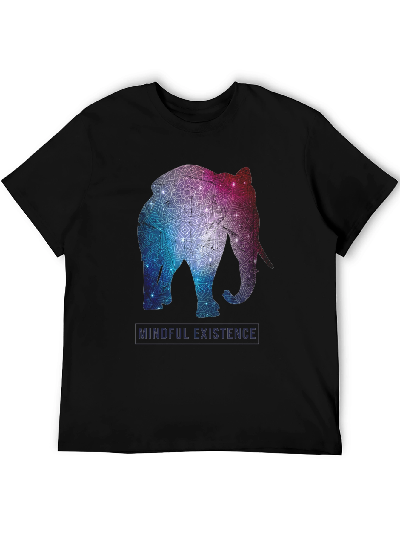 Mindful Existence Elephant Graphic T-Shirt