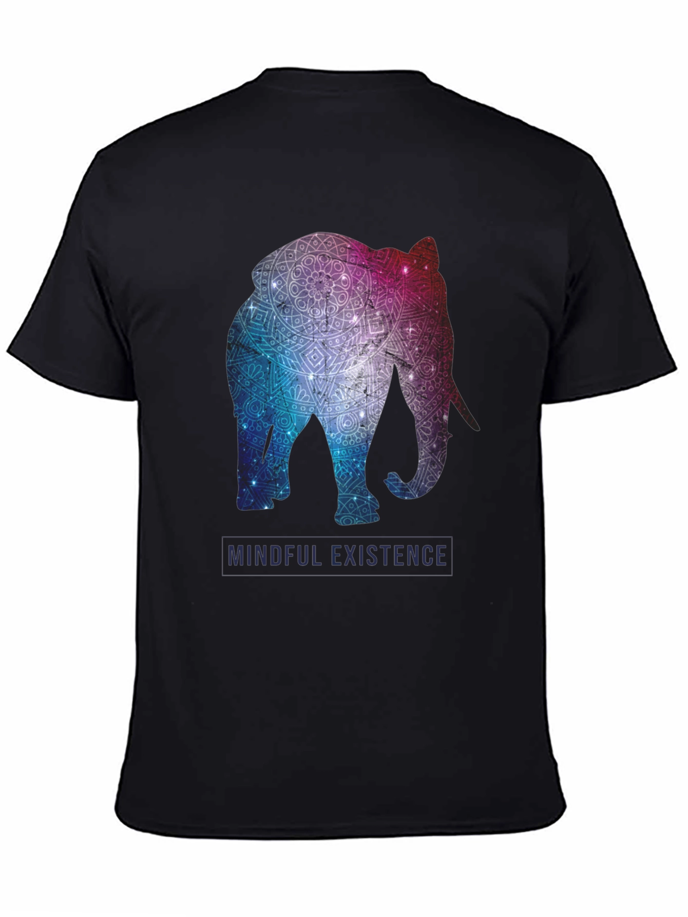 Mindful Existence Elephant Graphic T-Shirt