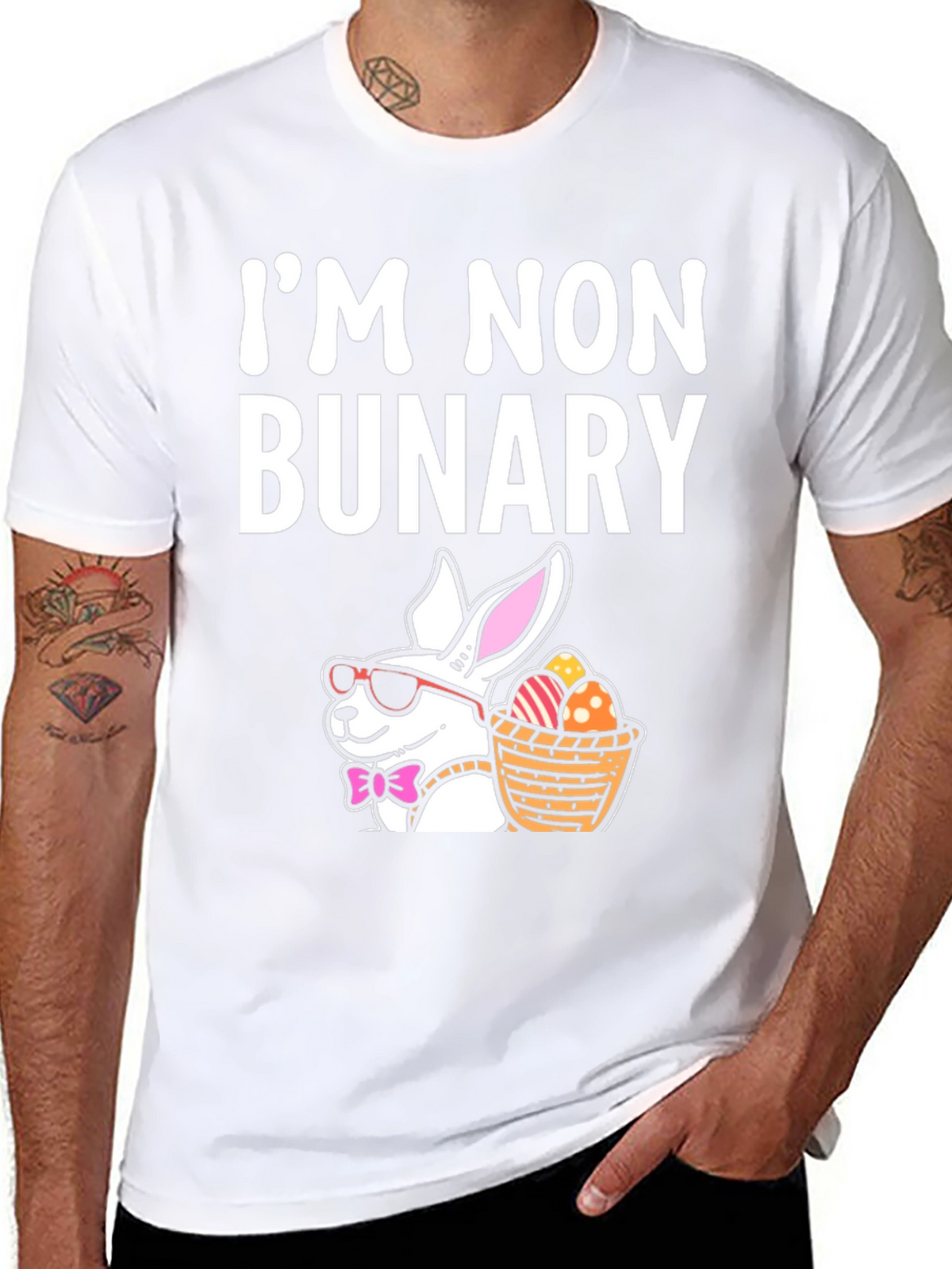 Im Non Bunary Funny Easter T-Shirt