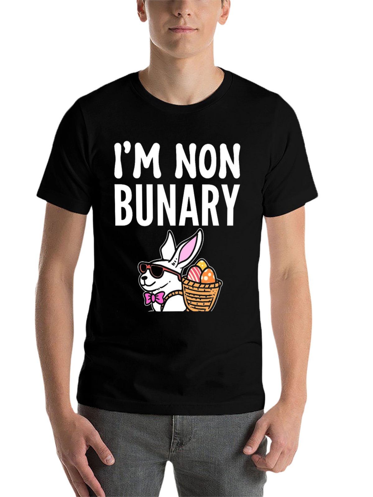 Im Non Bunary Funny Easter T-Shirt