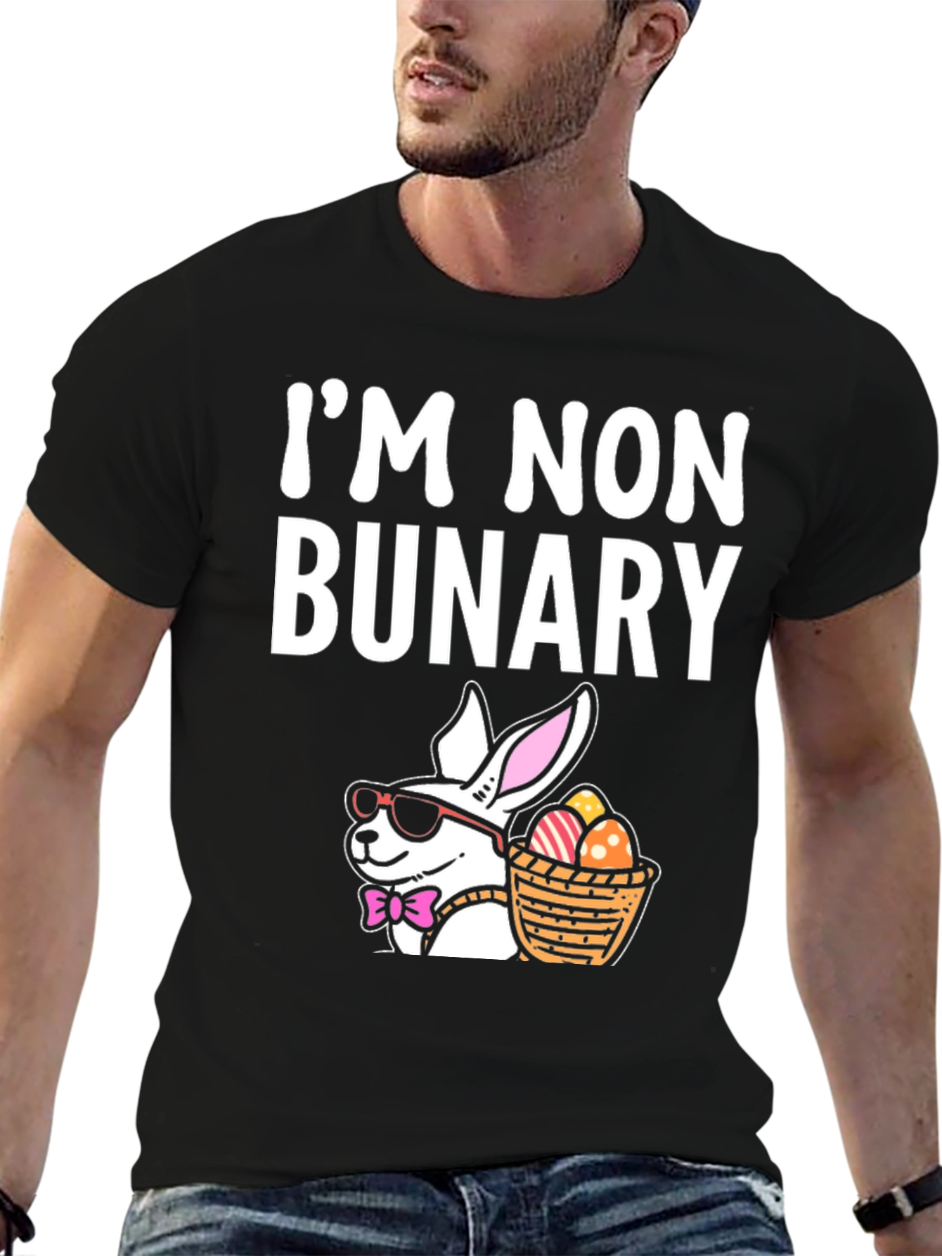 Im Non Bunary Funny Easter T-Shirt