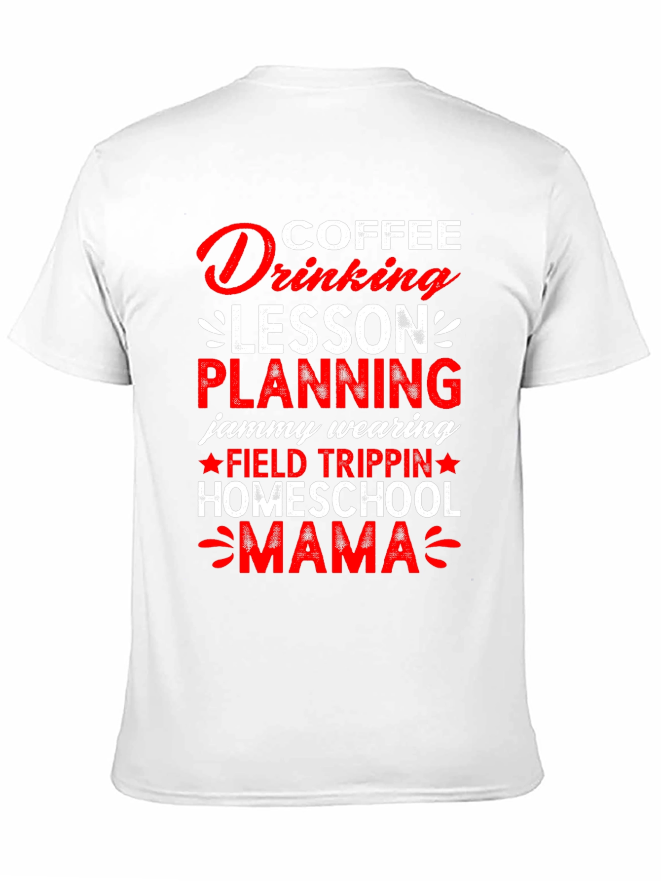 Coffee Drinking Homeschool Mama T-Shirt