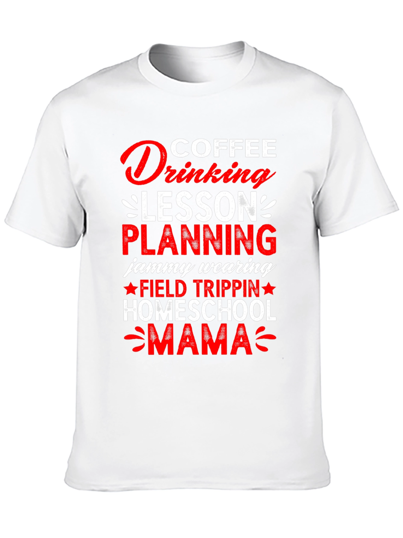 Coffee Drinking Homeschool Mama T-Shirt