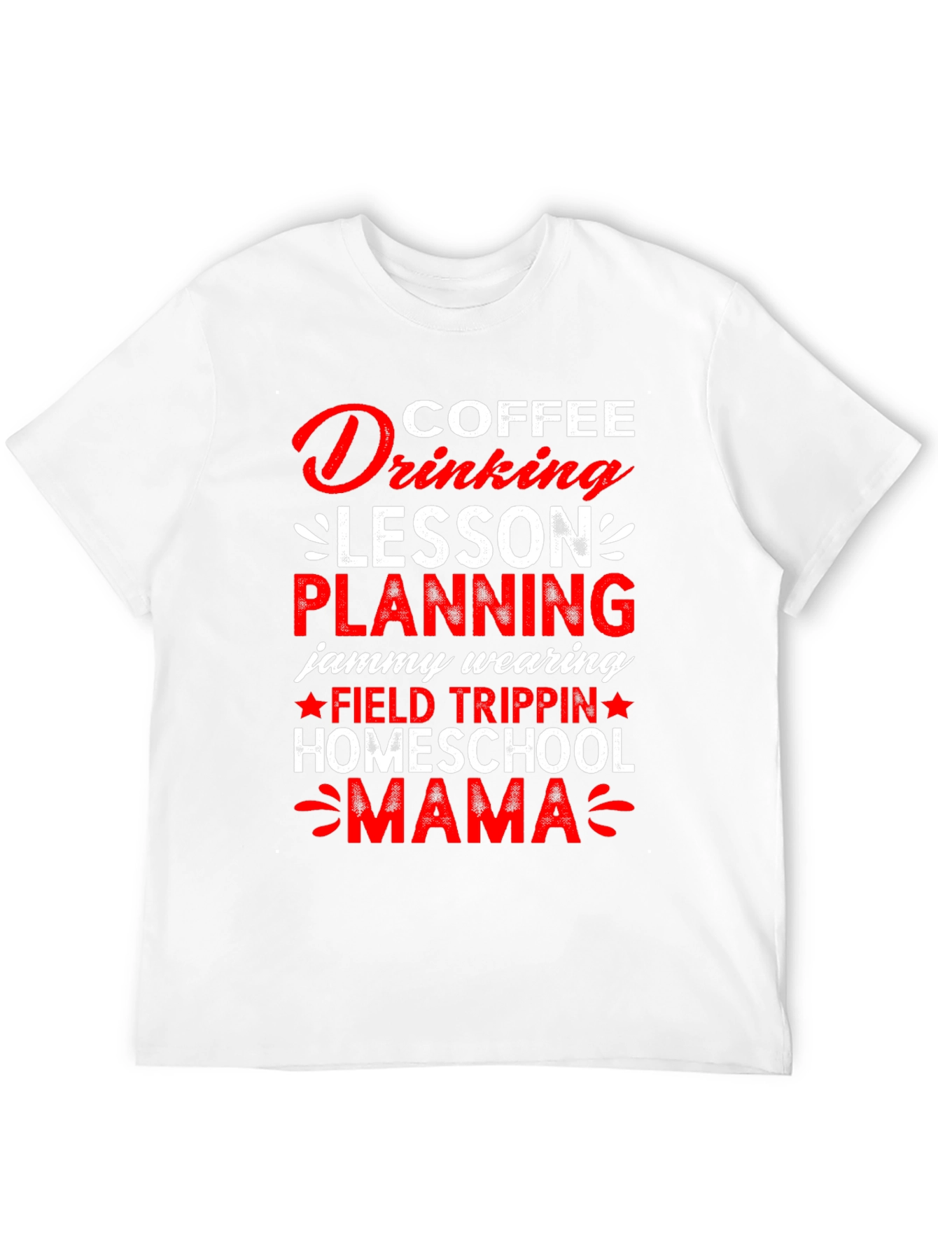 Coffee Drinking Homeschool Mama T-Shirt