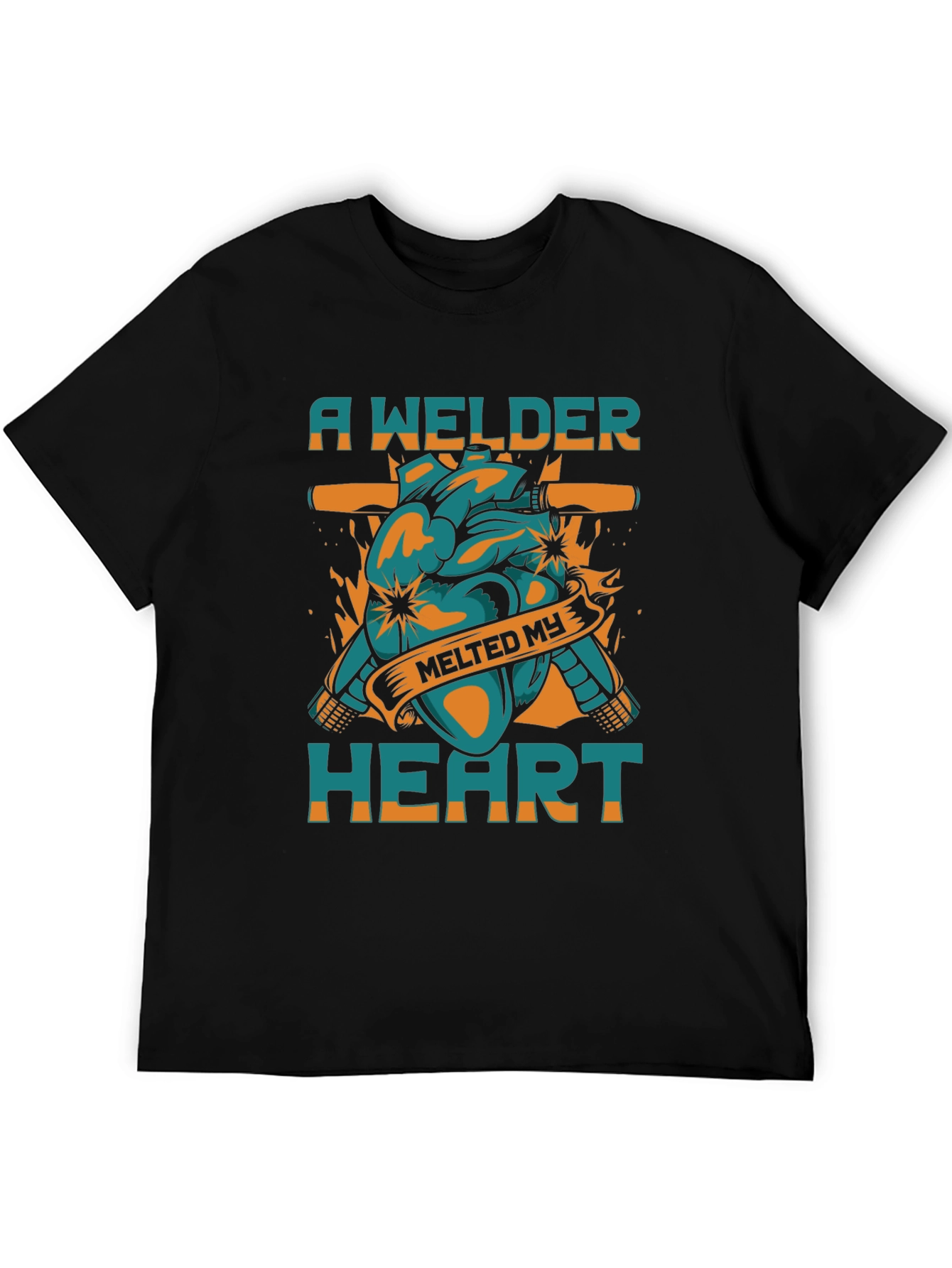 Welder Heart T-Shirt - Melts My Heart!