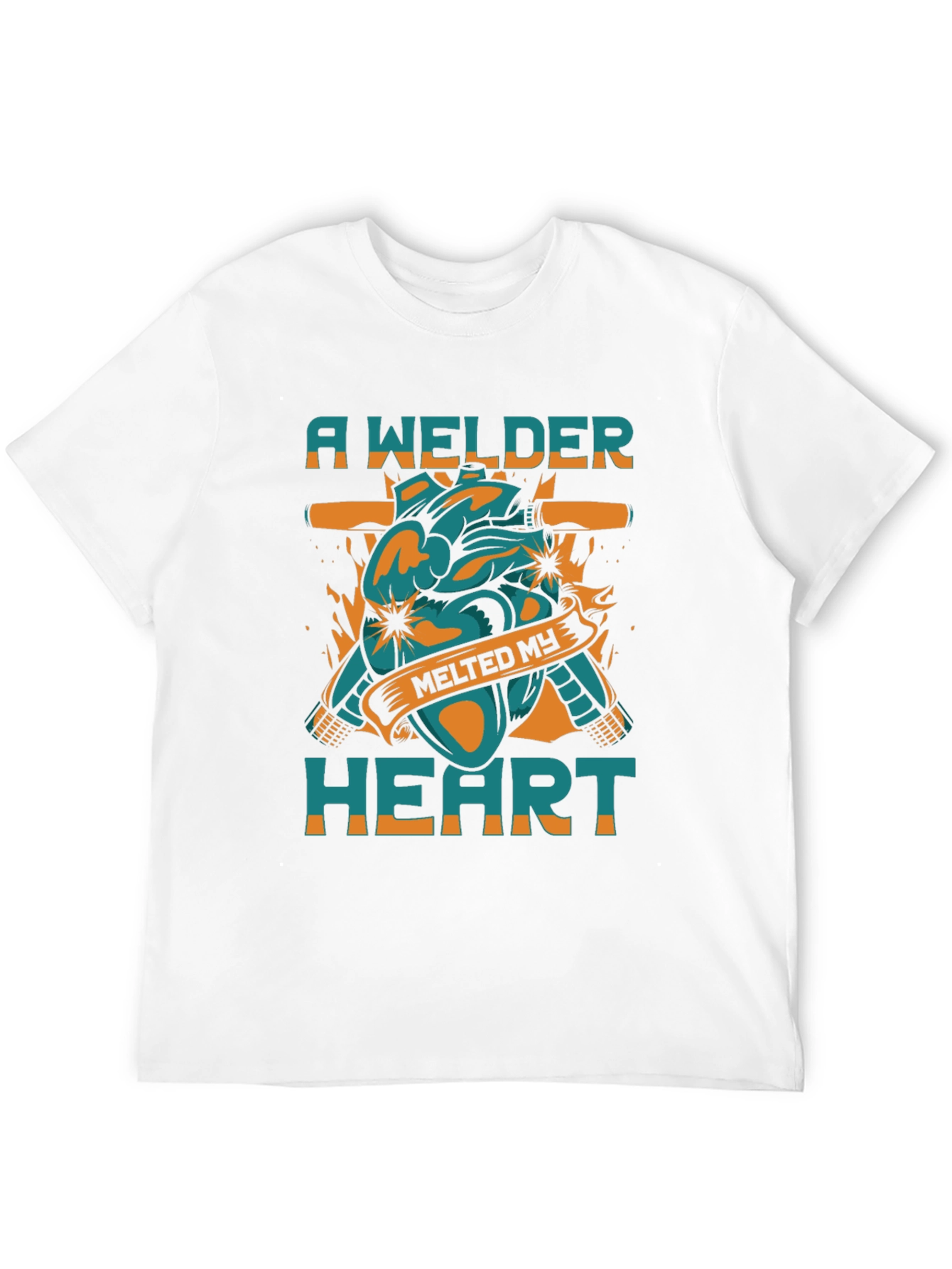 Welder Heart T-Shirt - Melts My Heart!