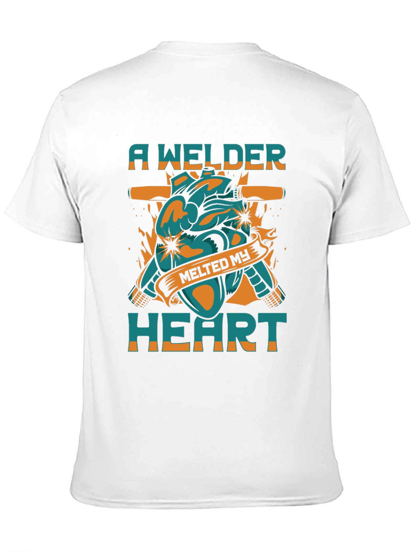 Welder Heart T-Shirt - Melts My Heart!